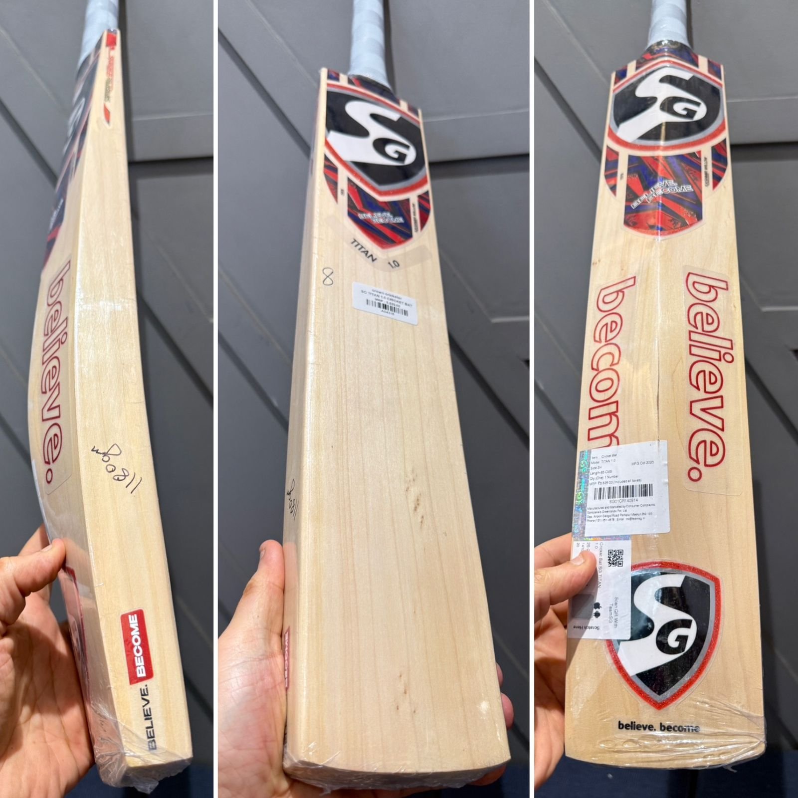 SG Titan 1.0 Cricket Bat
