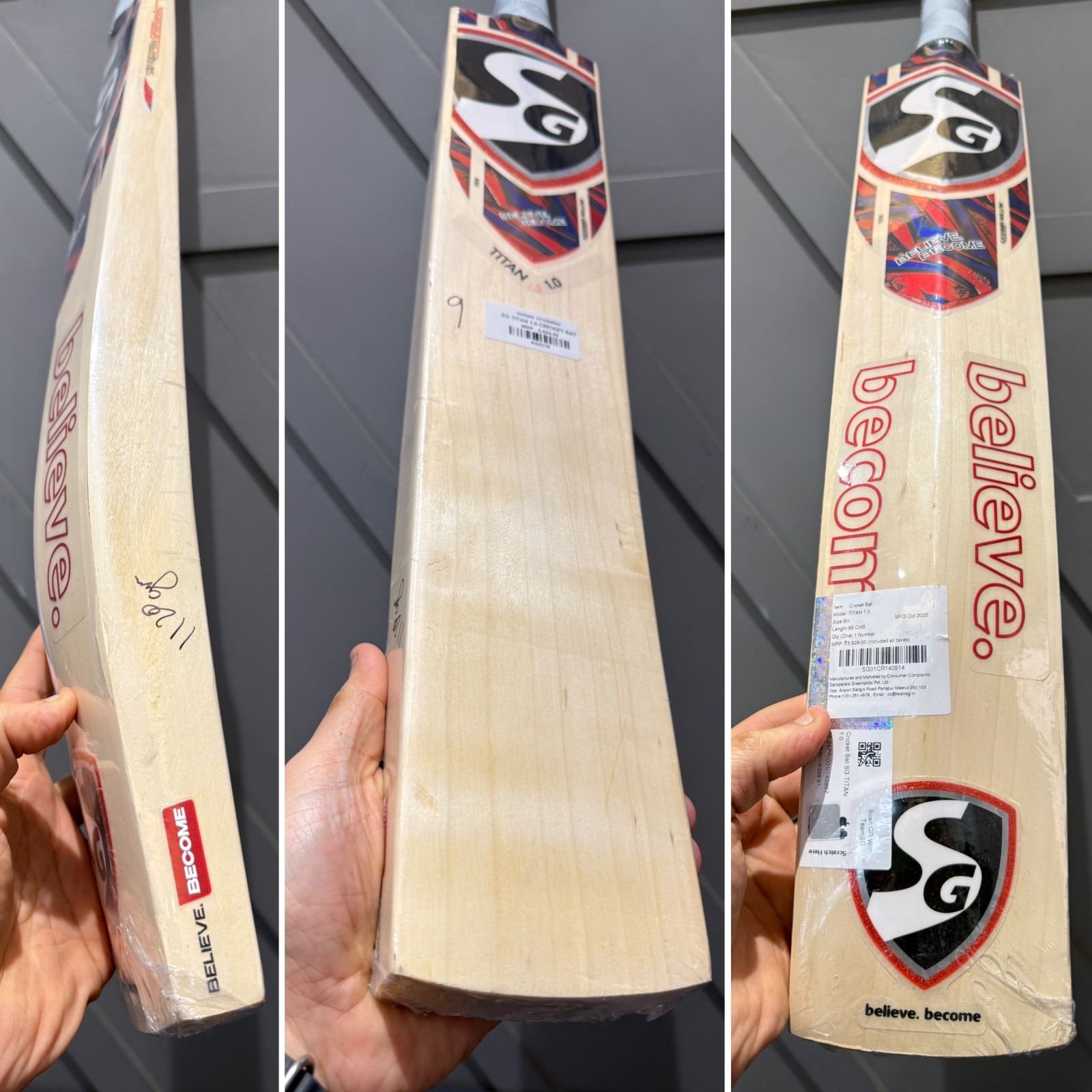 SG Titan 1.0 Cricket Bat