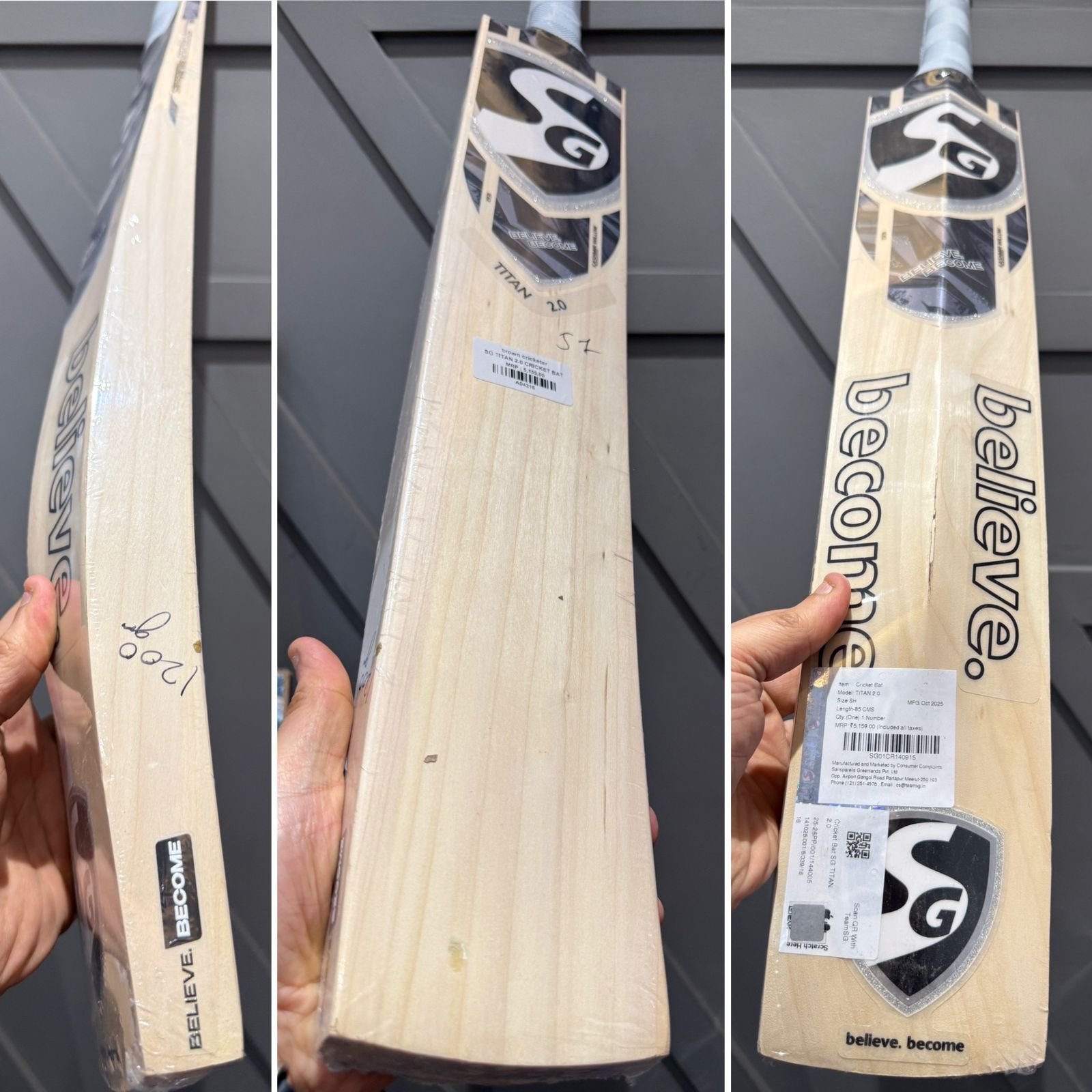 SG Titan 2.0 Cricket Bat