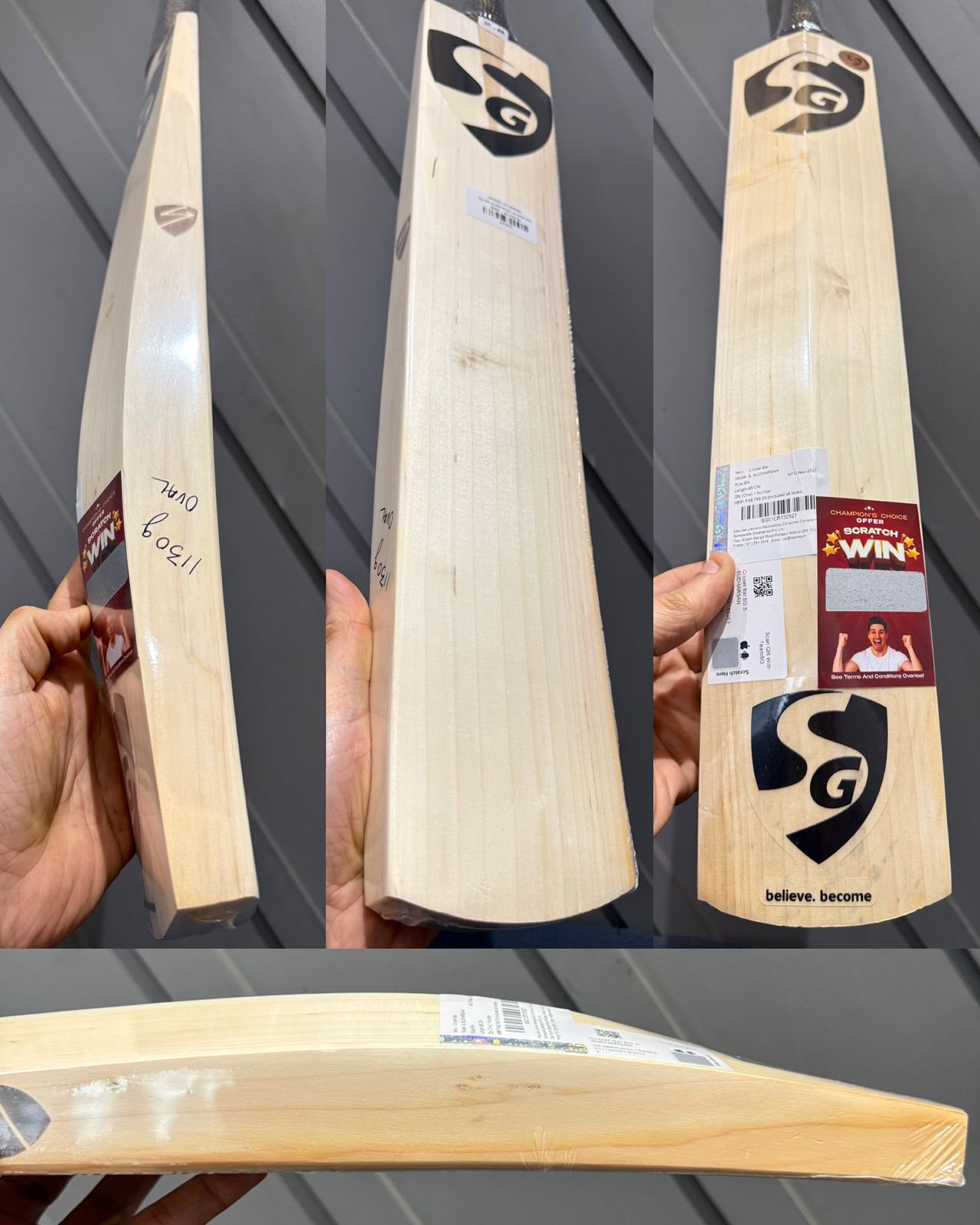SG Sai Sudarshan Cricket Bat