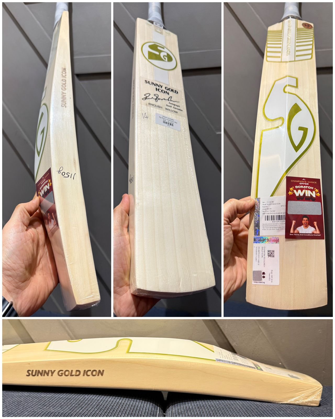 SG Sunny Gold Icon Bat