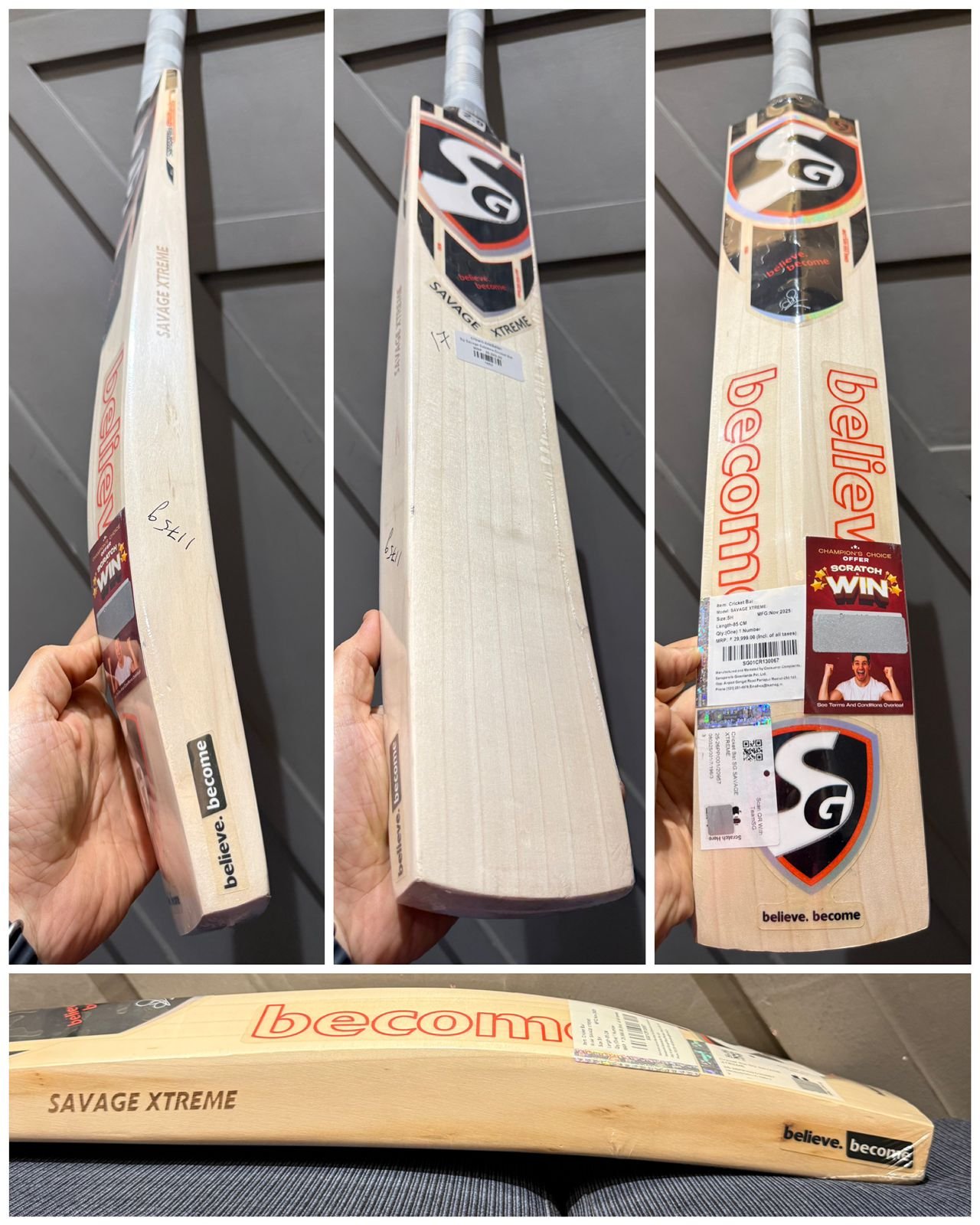 SG Savage Extreme Cricket Bat