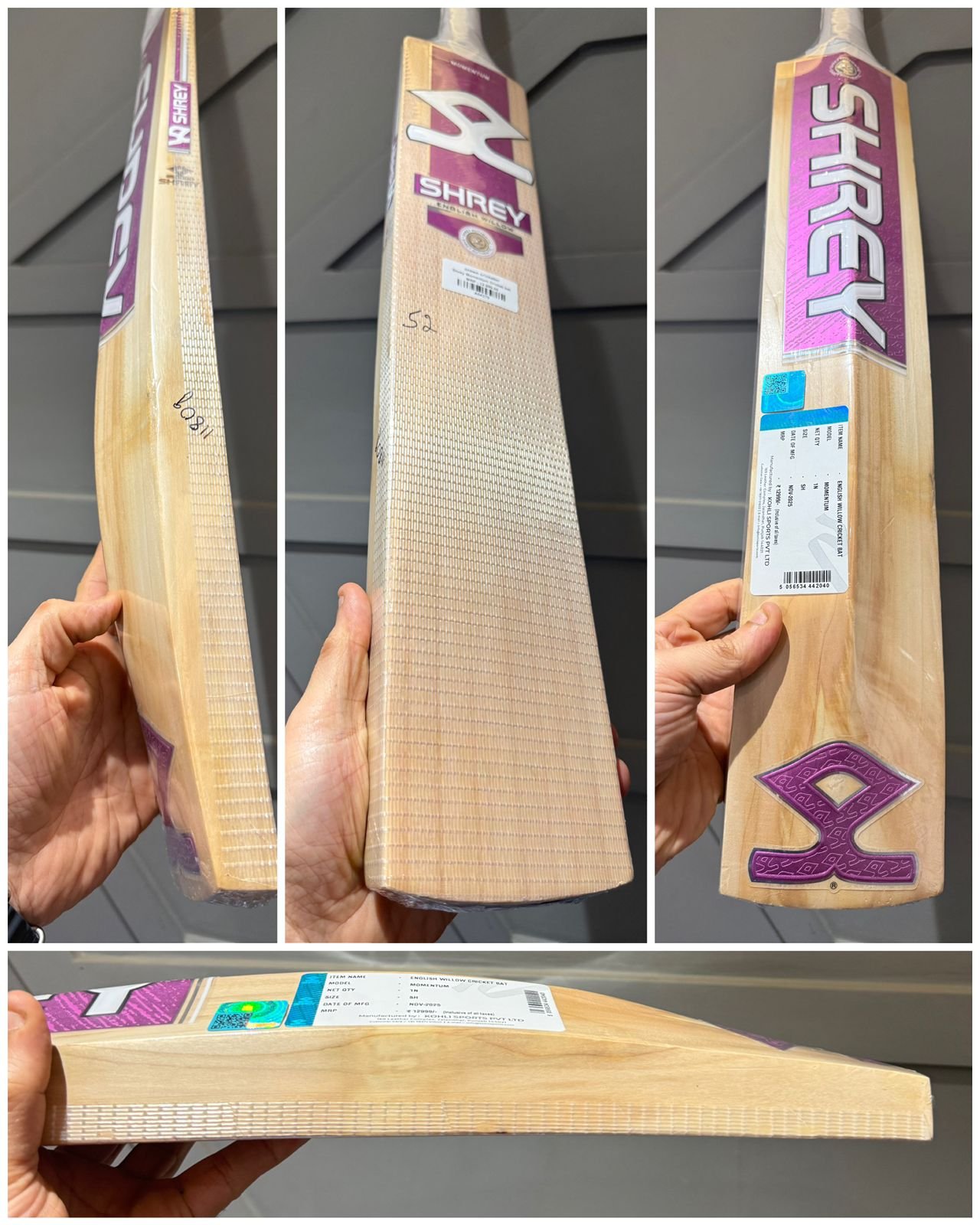Shrey Momentum Cricket bat