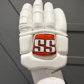 Sunridges Super Test All White Batting Gloves