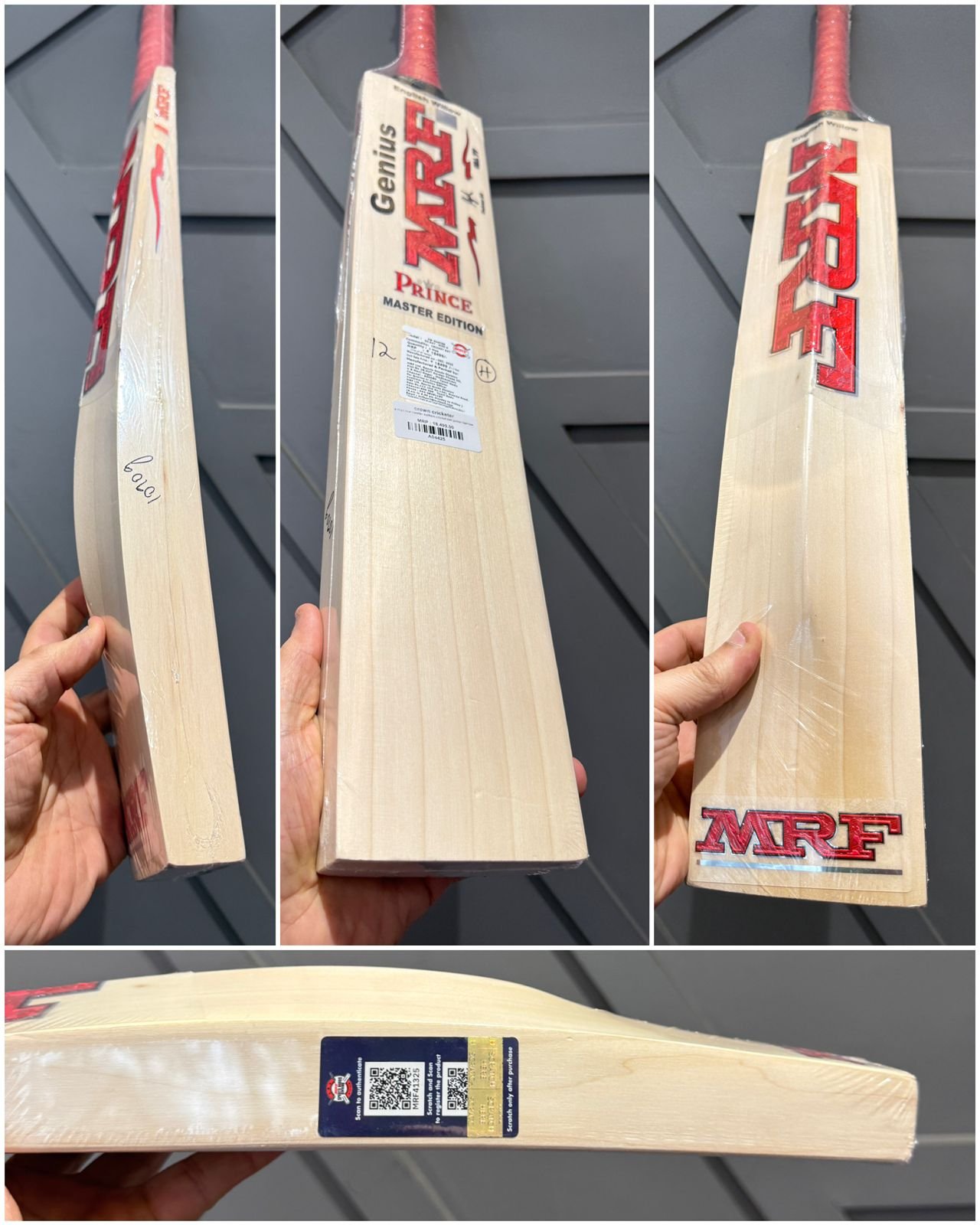 MRF prince master edition cricket bat harrow