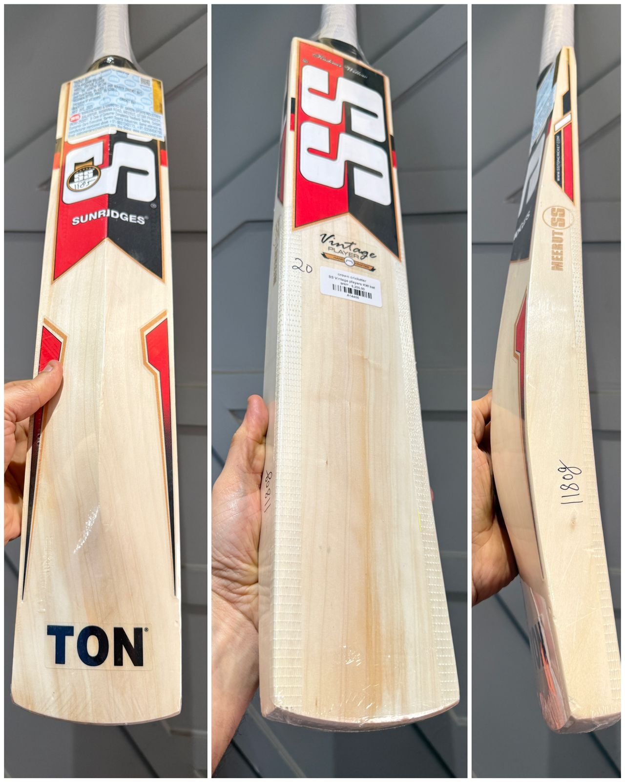 SS Ton vintage players cricket bat
