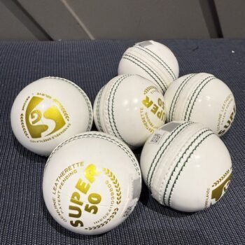 SG Super 50 White Cricket ball (pack of 6)