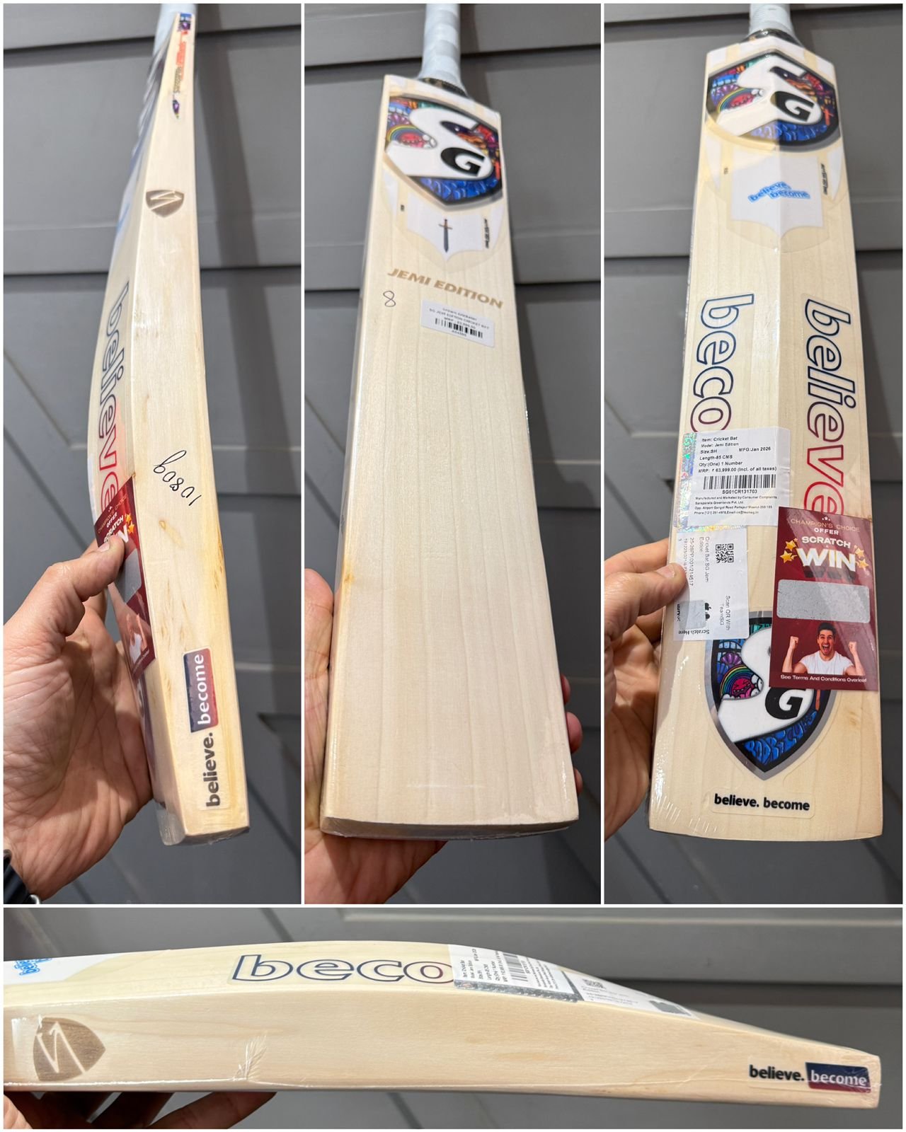 SG JEMI EDITION CRICKET BAT