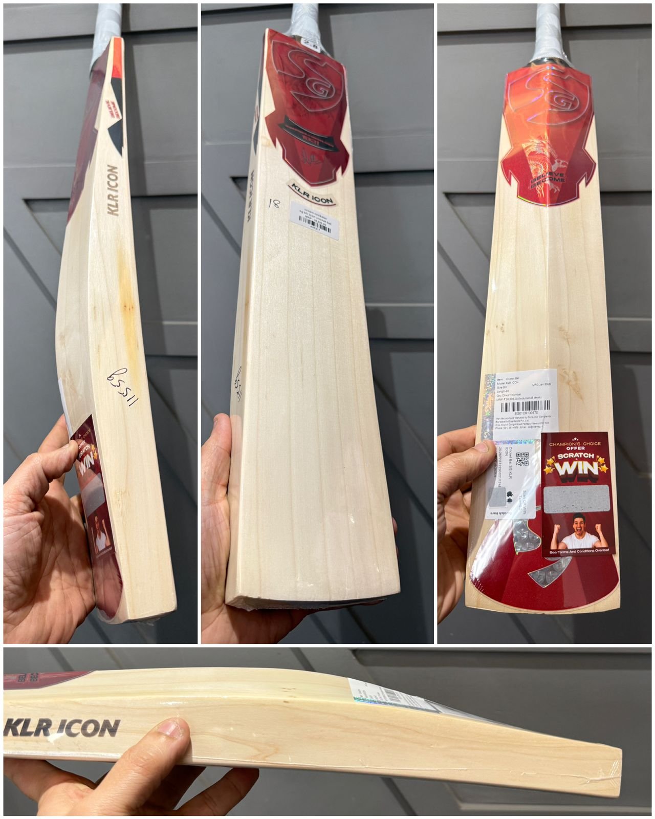 SG KLR Icon Cricket Bat