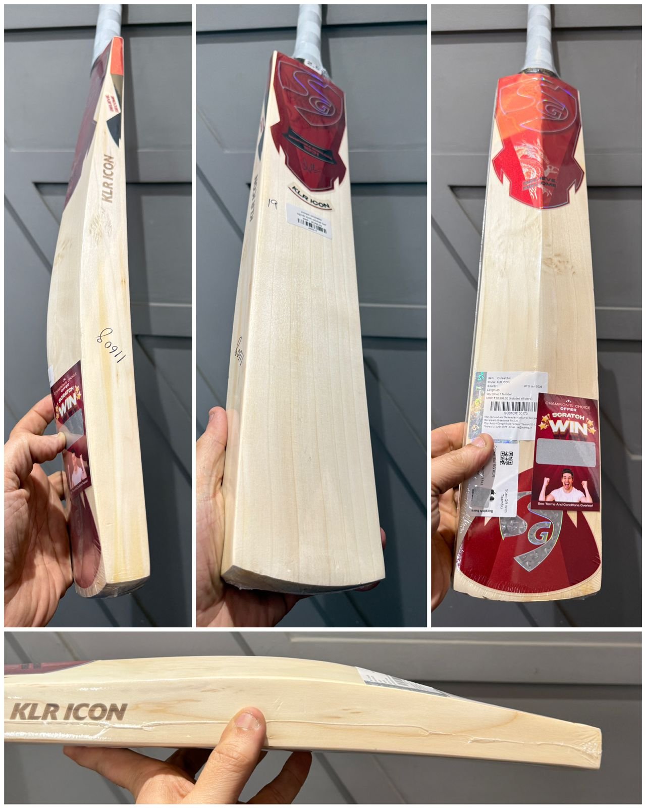 SG KLR Icon Cricket Bat