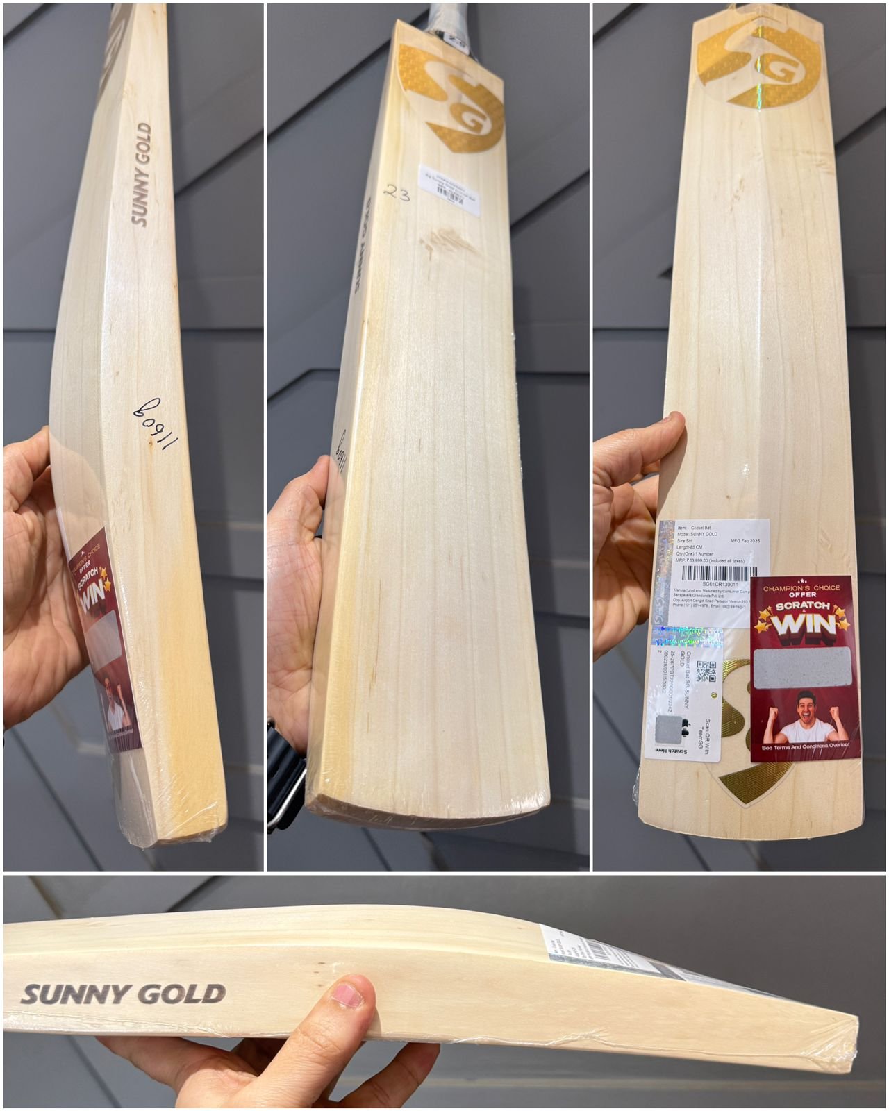 SG Sunny Gold Cricket Bat