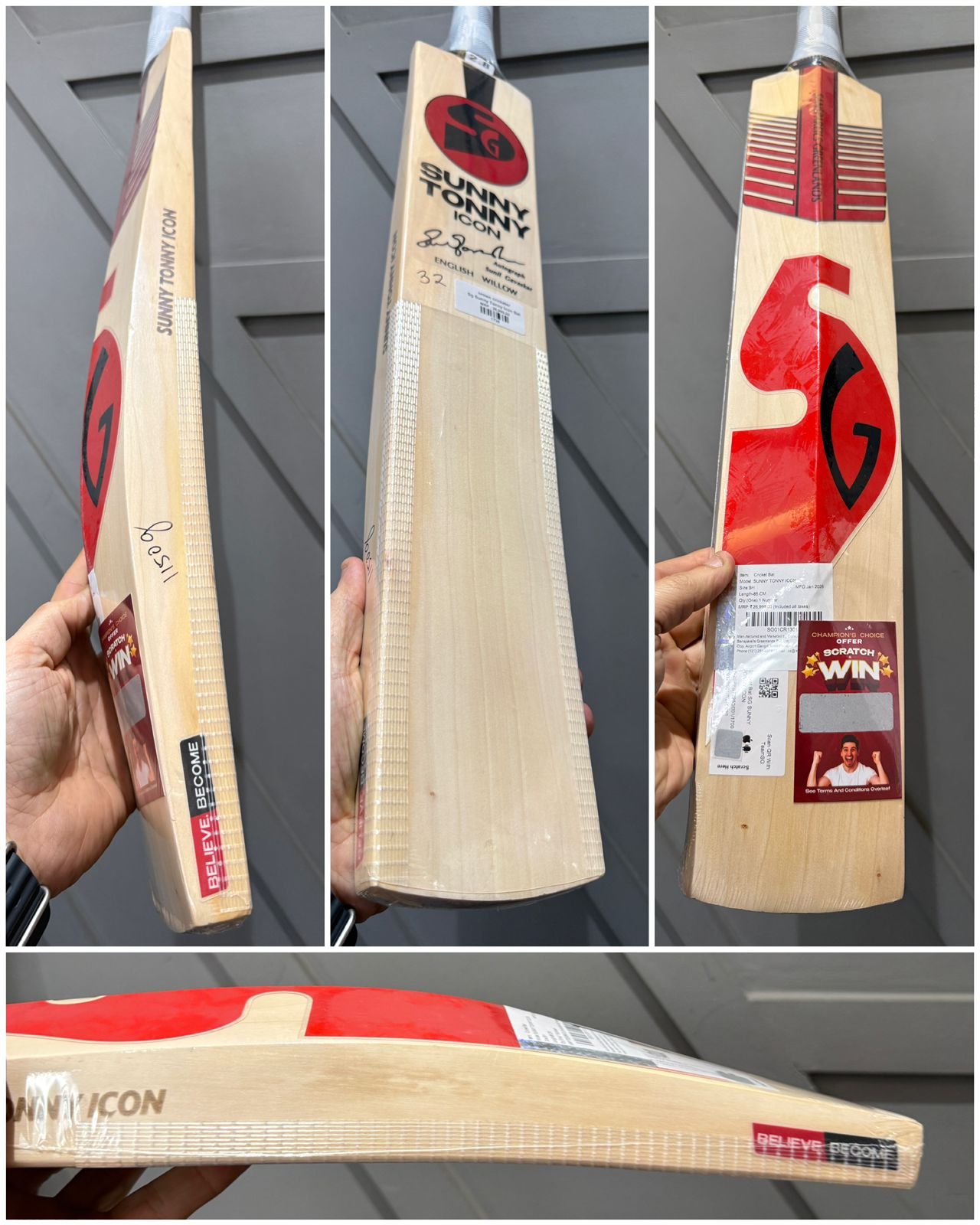 SG Sunny Tonny Icon Bat