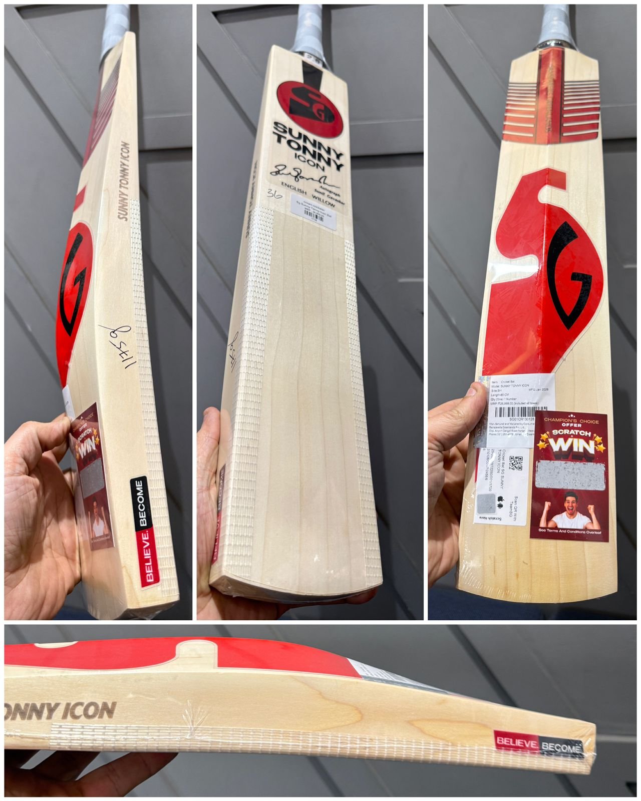 SG Sunny Tonny Icon Bat