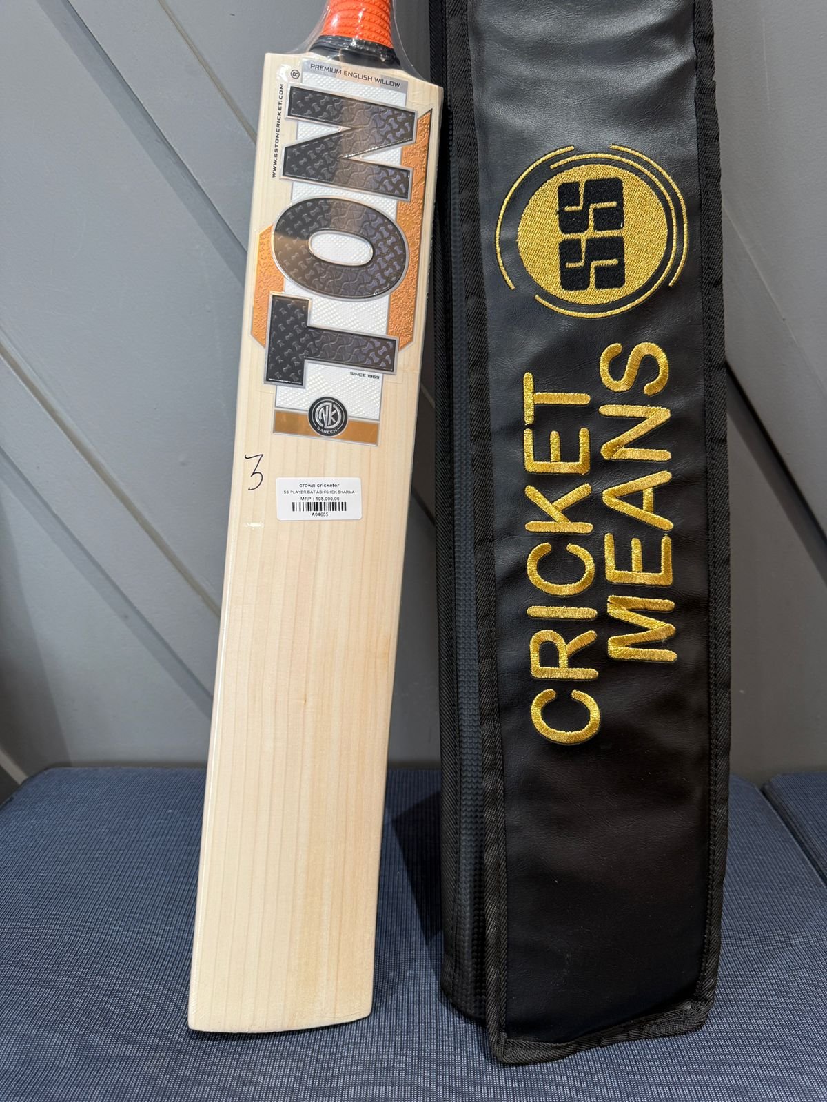 SS Abhishek Sharma Players Cricket Bat