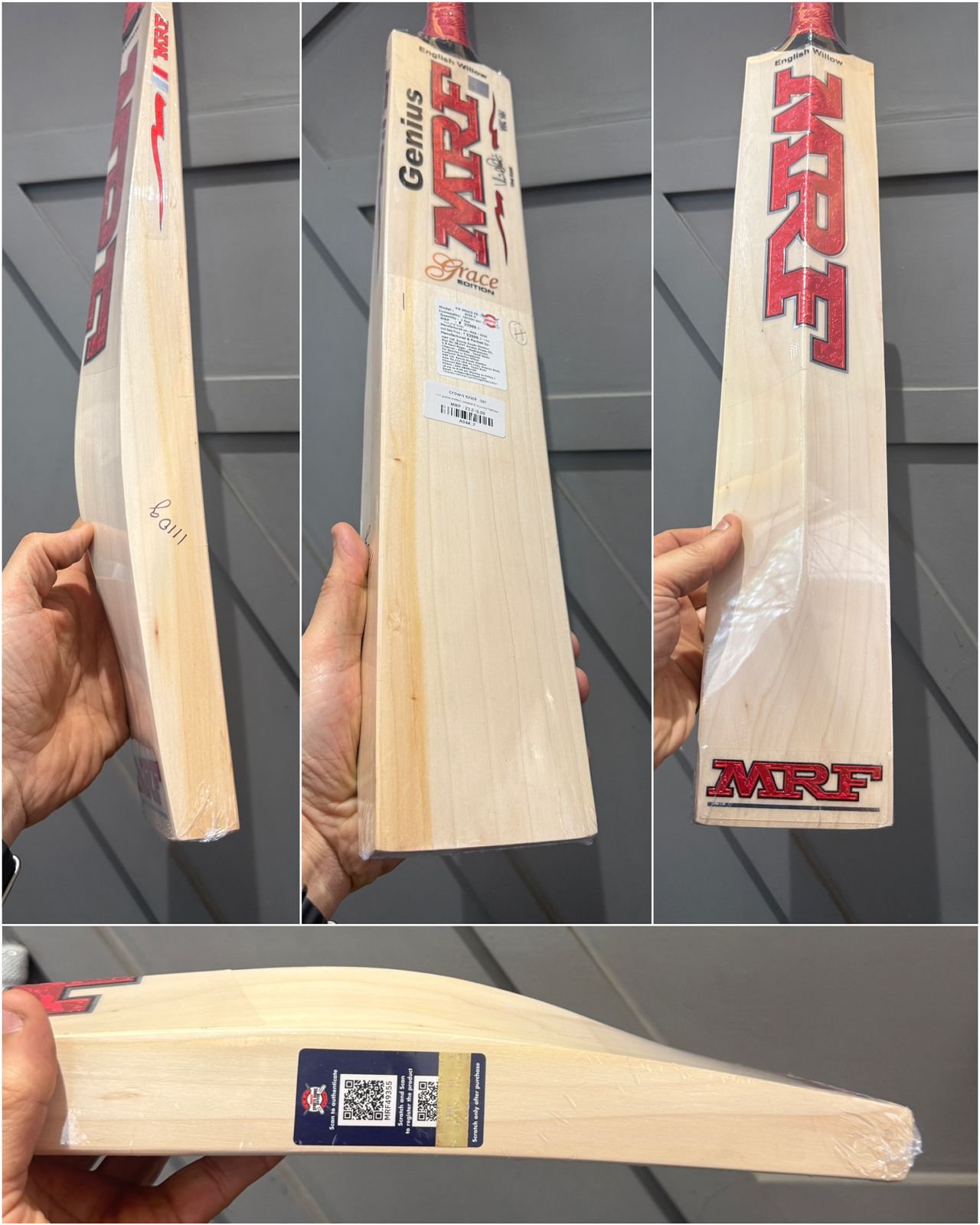 MRF Grace Edition Cricket Bat
