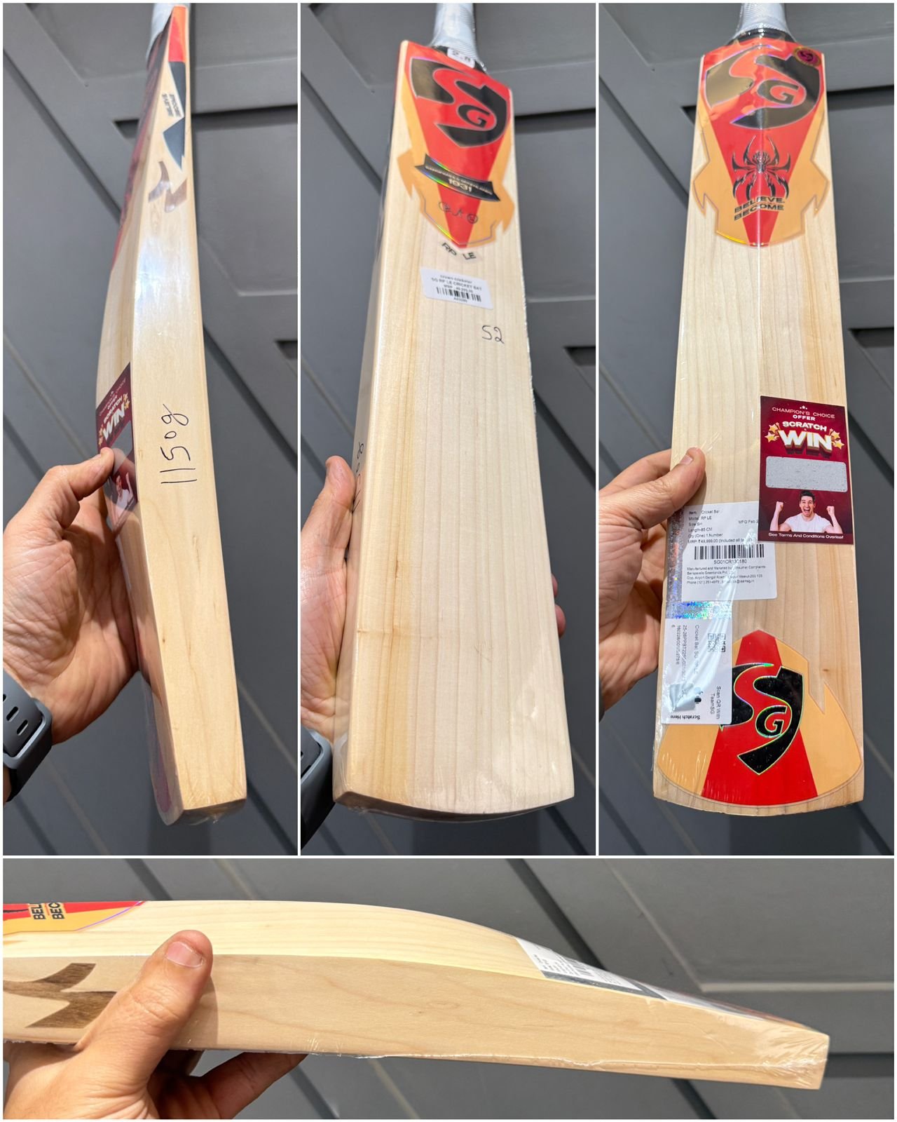 SG RP LE CRICKET BAT
