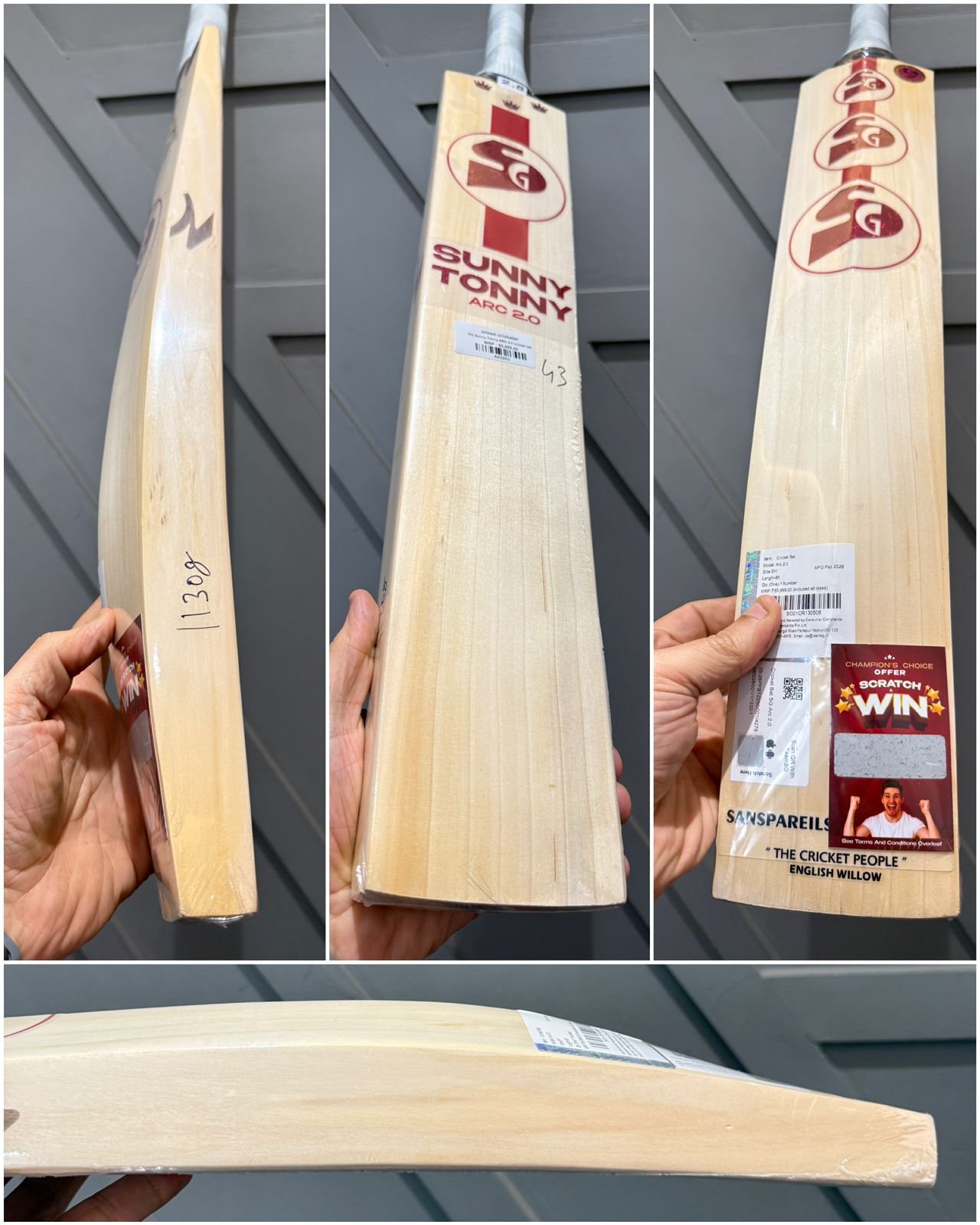 SG Sunny Tonny ARC 2.0 cricket bat
