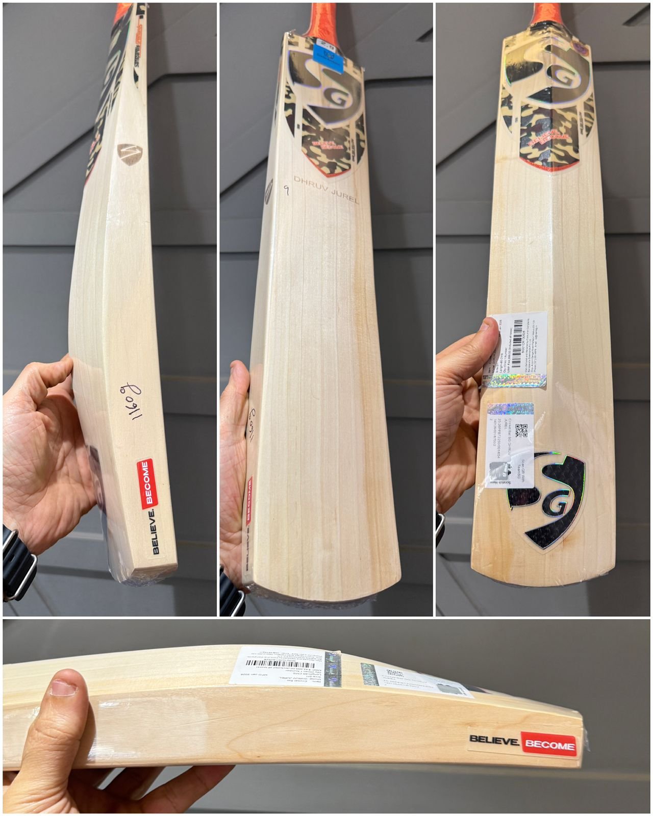 SG Dhruv Jurel Cricket Bat