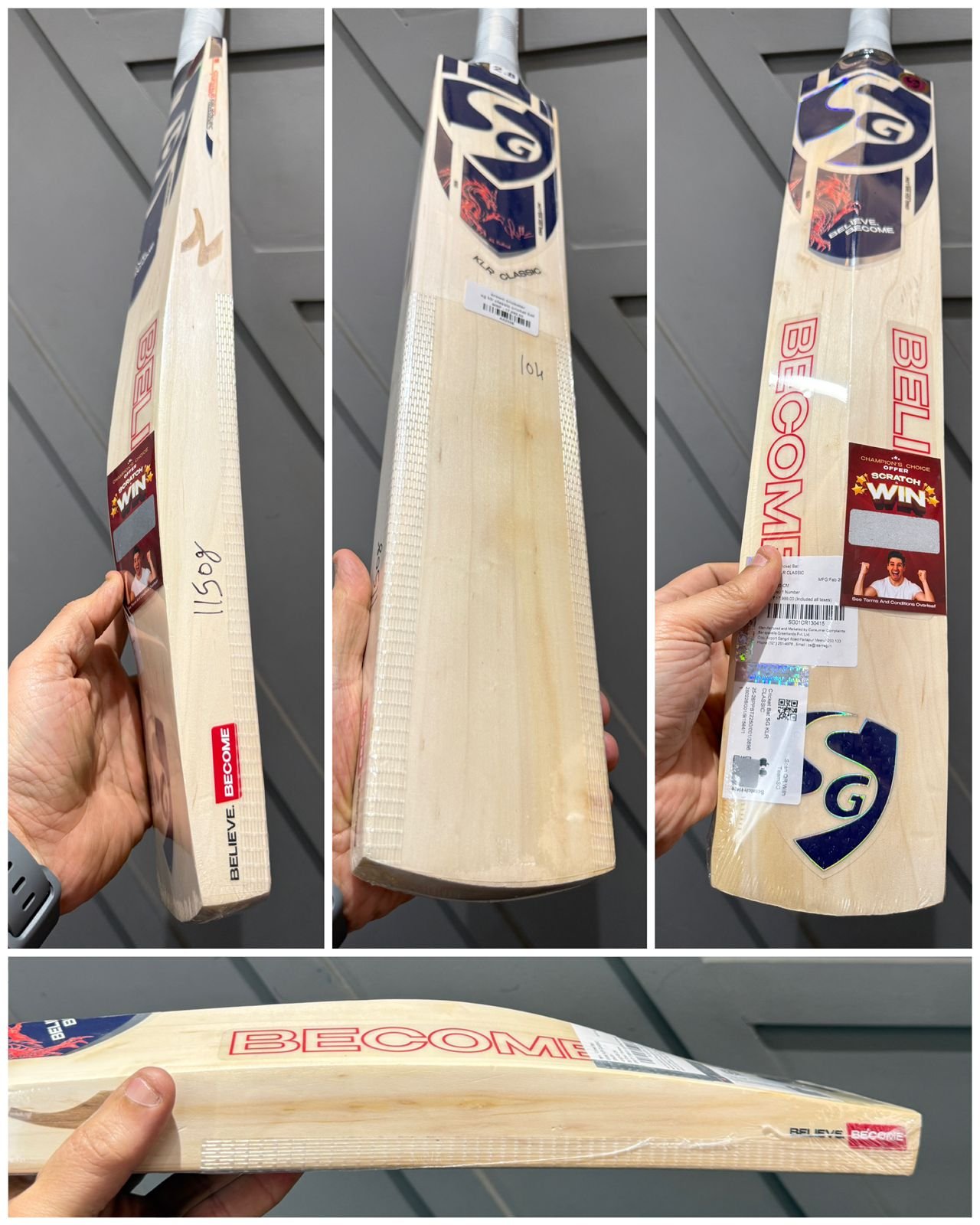 SG klr classic cricket bat