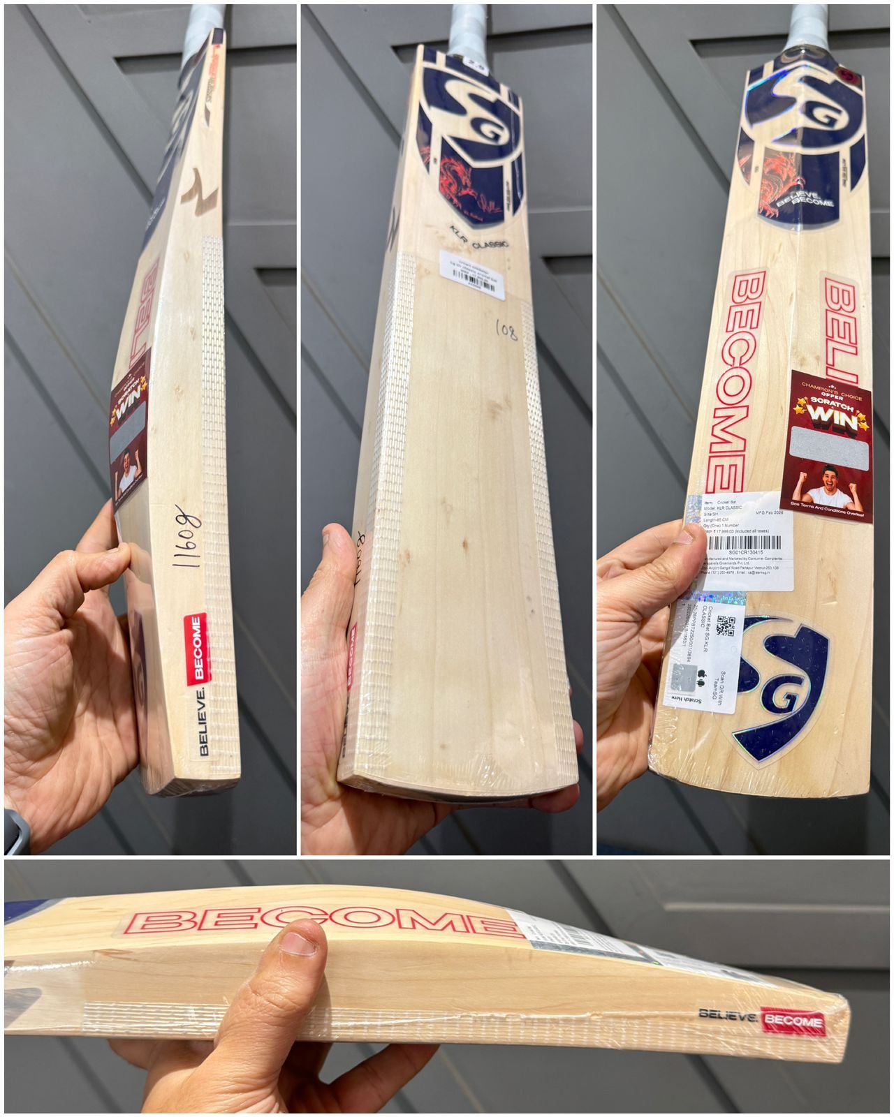 SG klr classic cricket bat