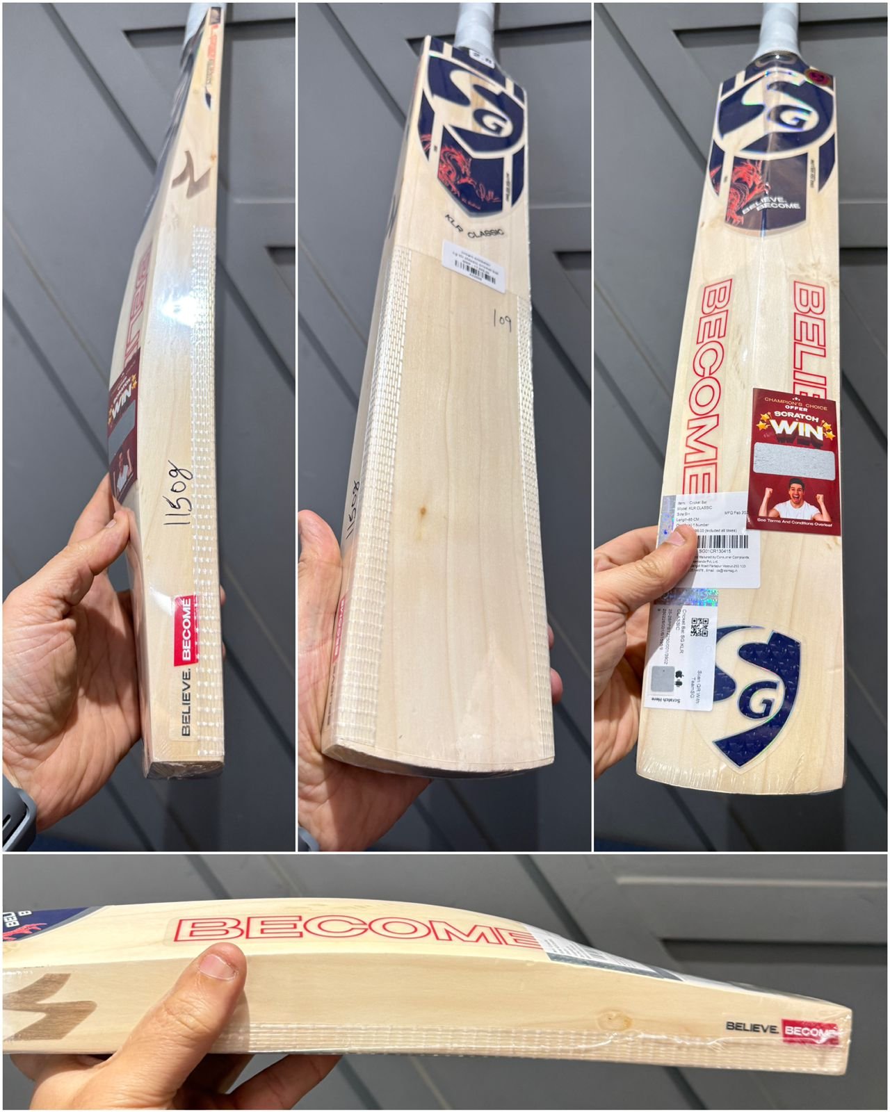 SG klr classic cricket bat