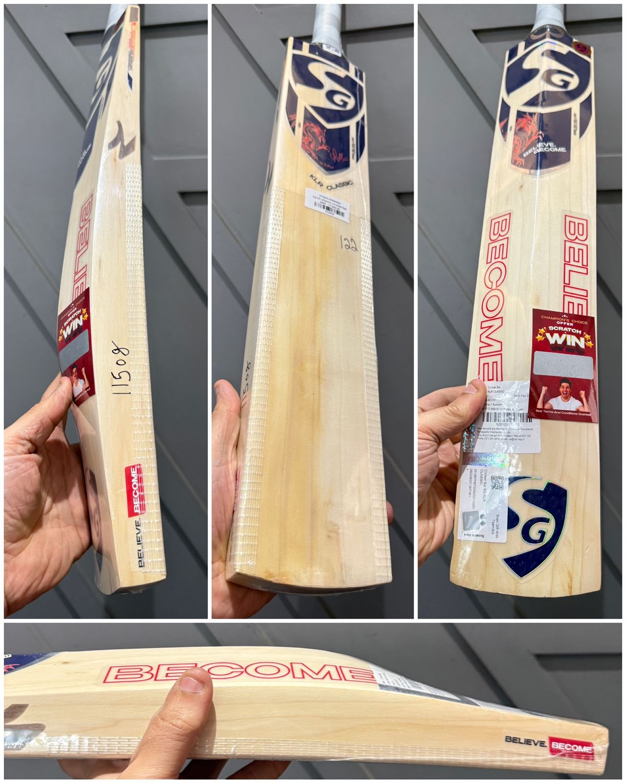 SG klr classic cricket bat