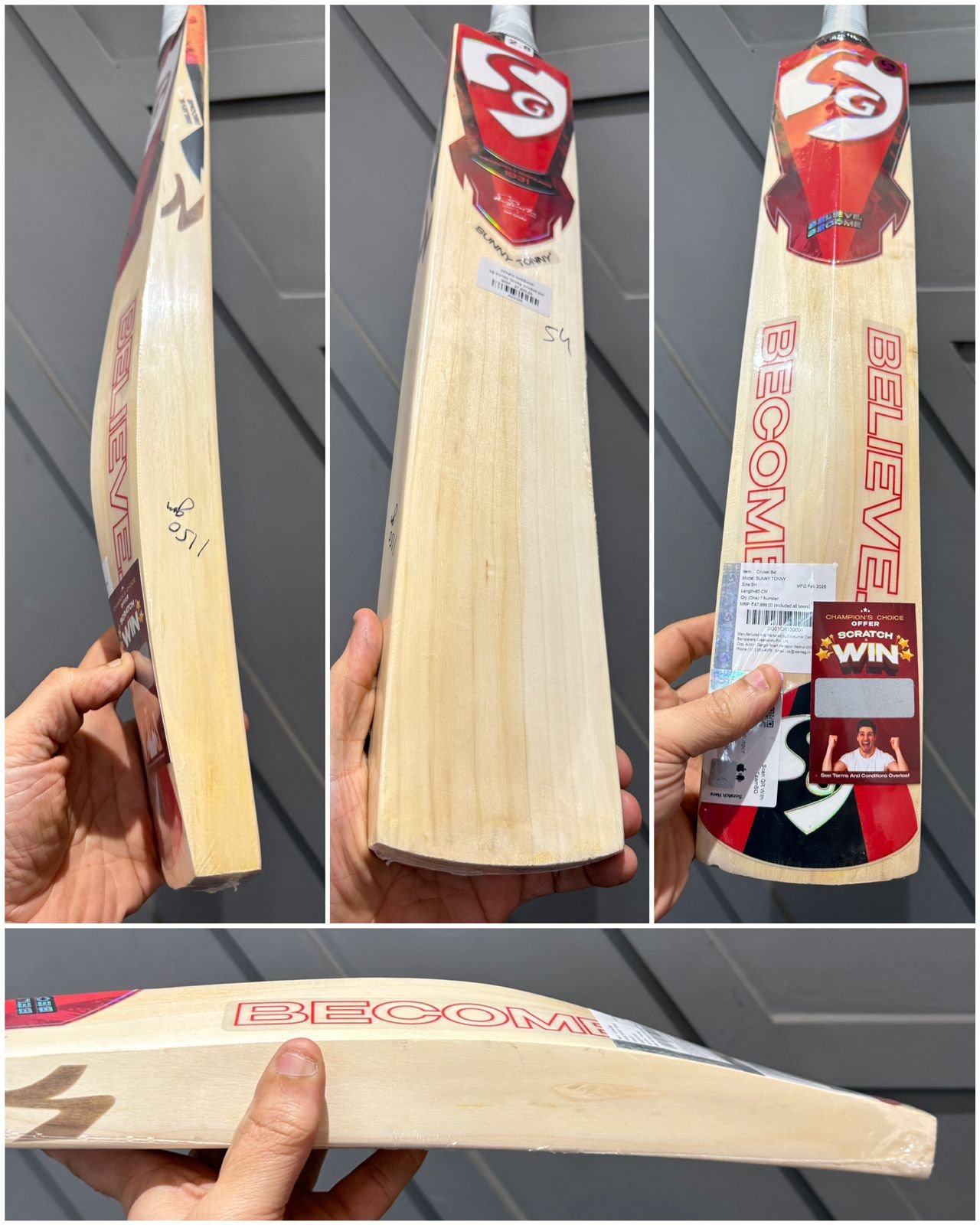 SG sunny tonny cricket bat
