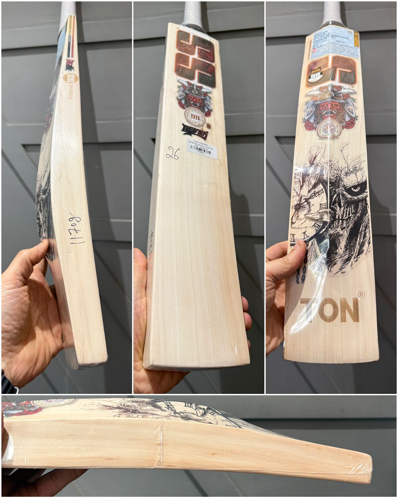 SS Devils Purple Cricket Bat