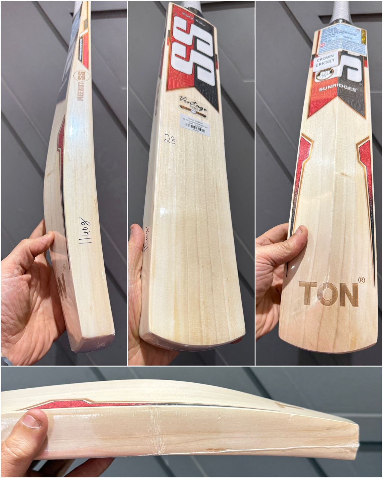 SS VINTAGE PRO CRICKET BAT