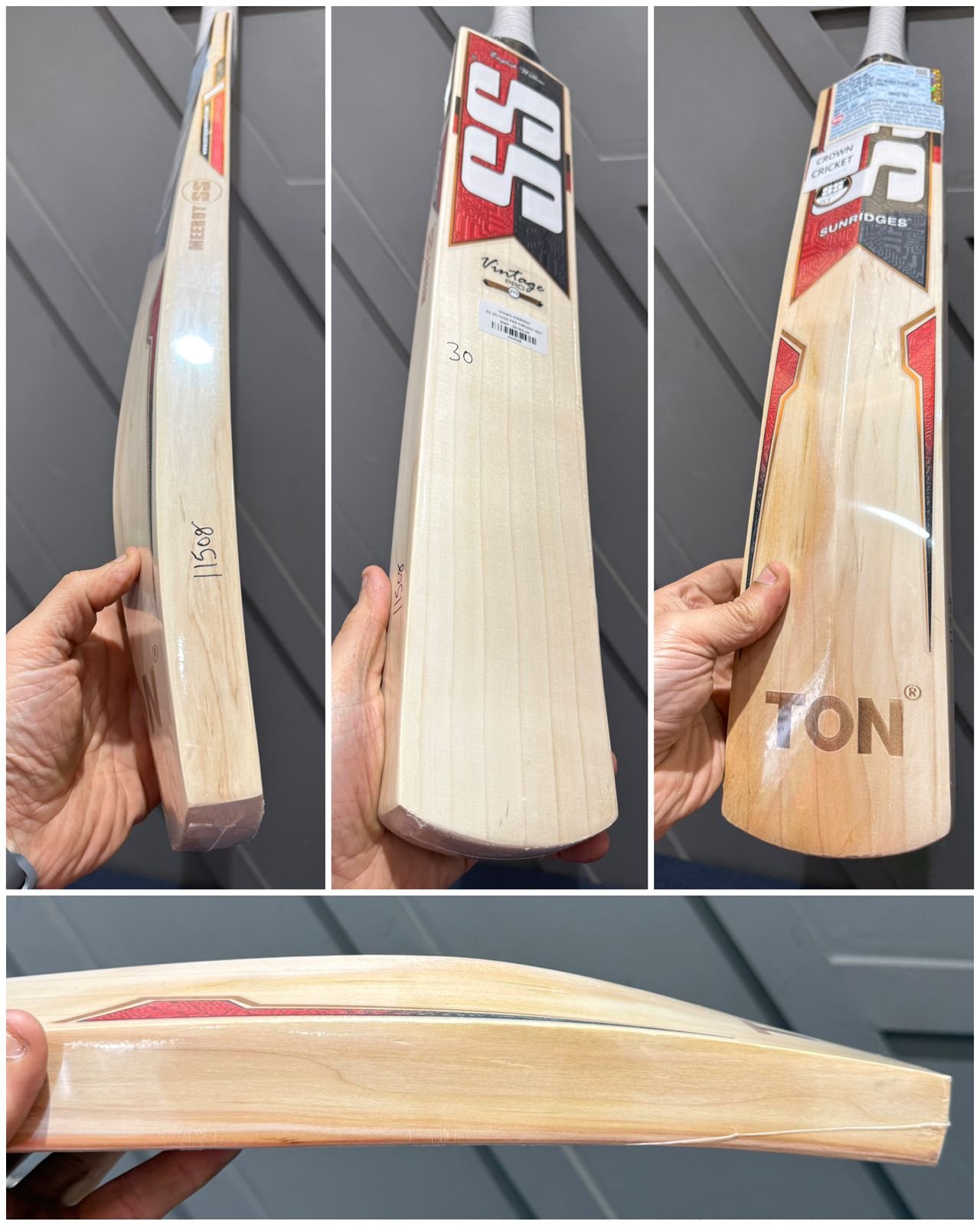 SS VINTAGE PRO CRICKET BAT
