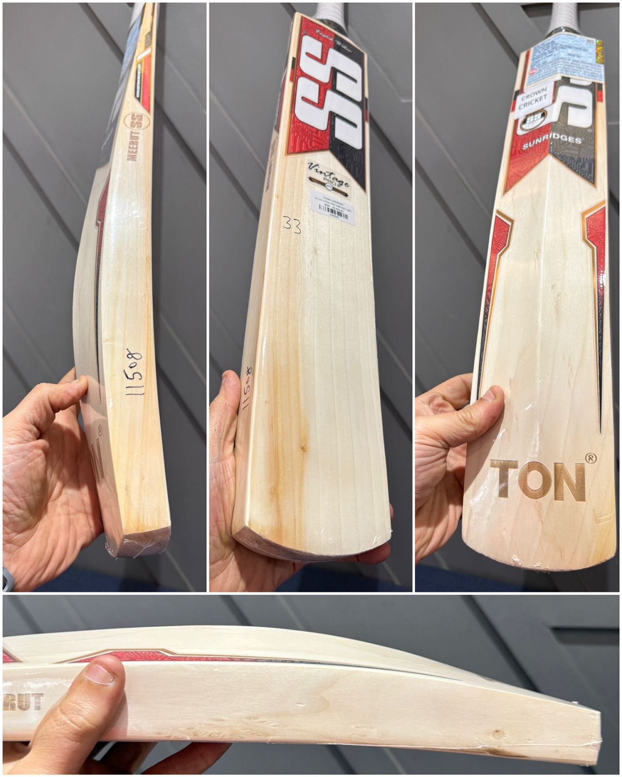 SS VINTAGE PRO CRICKET BAT