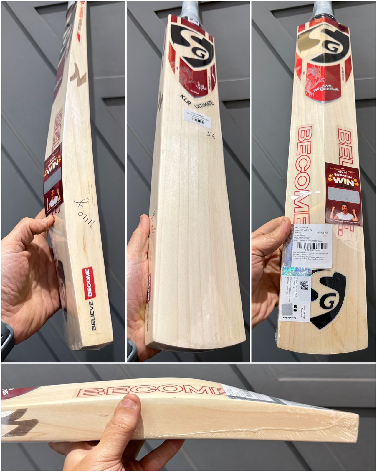 Sg Klr Ultimate Cricket Bat