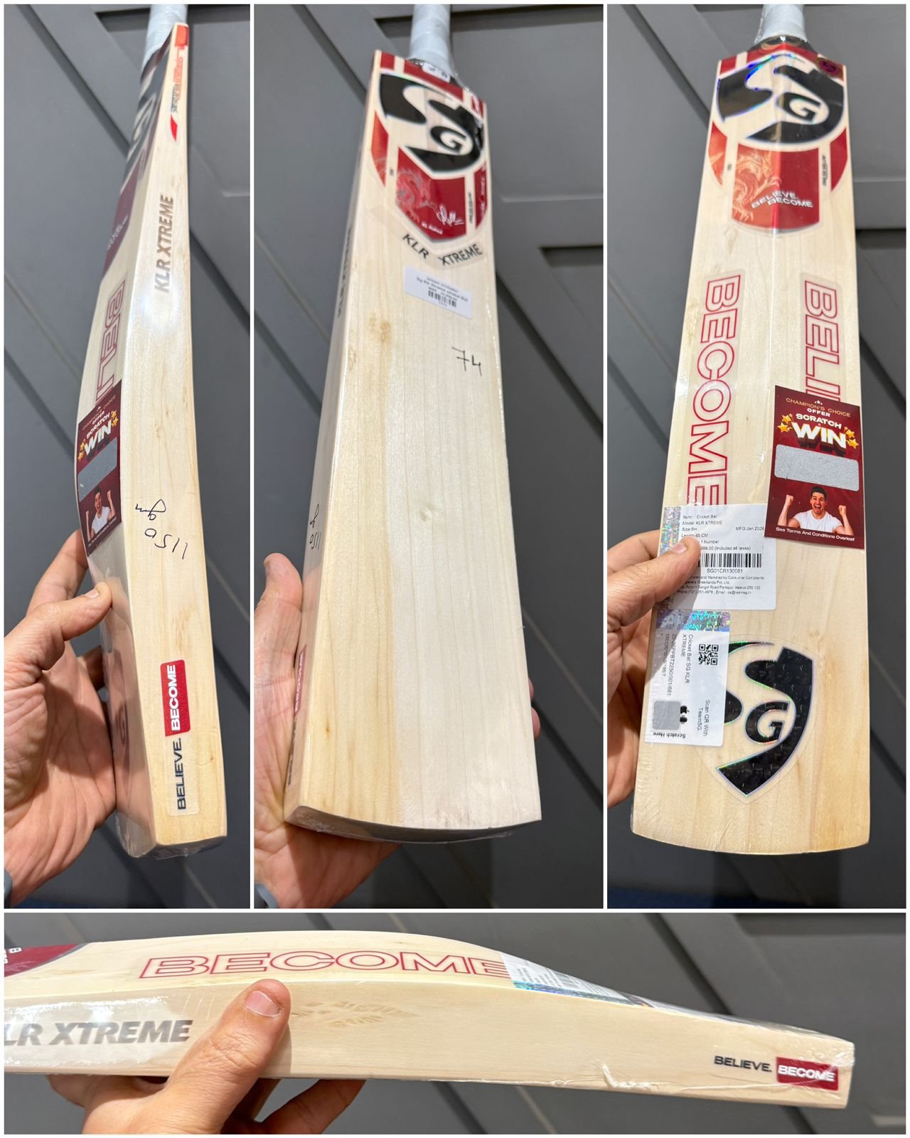 Sg Klr Xtreme cricket Bat