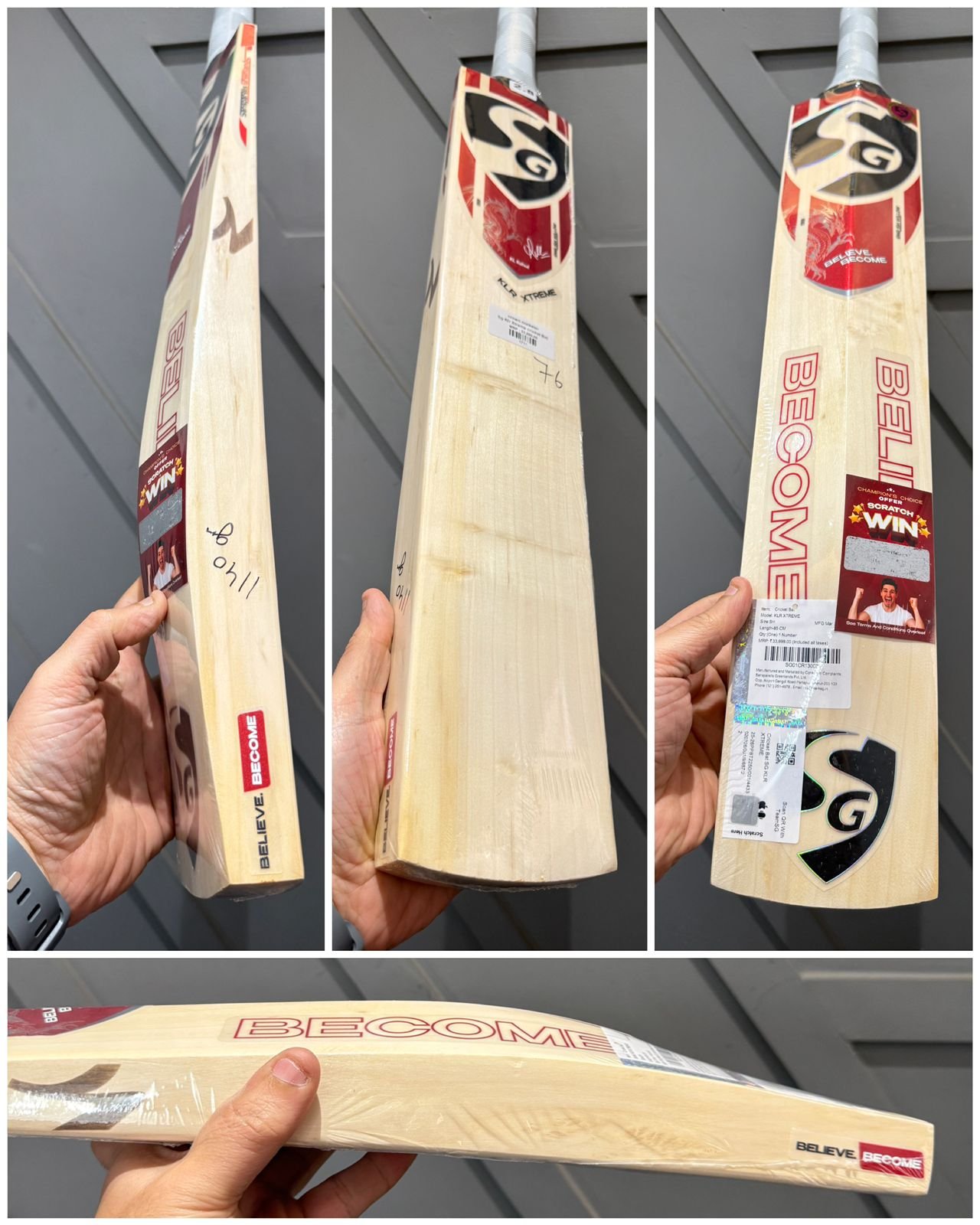 Sg Klr Xtreme cricket Bat