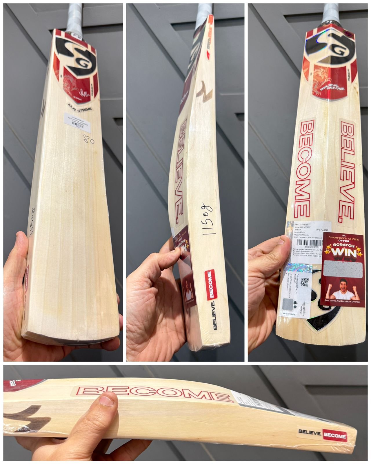 Sg Klr Xtreme cricket Bat