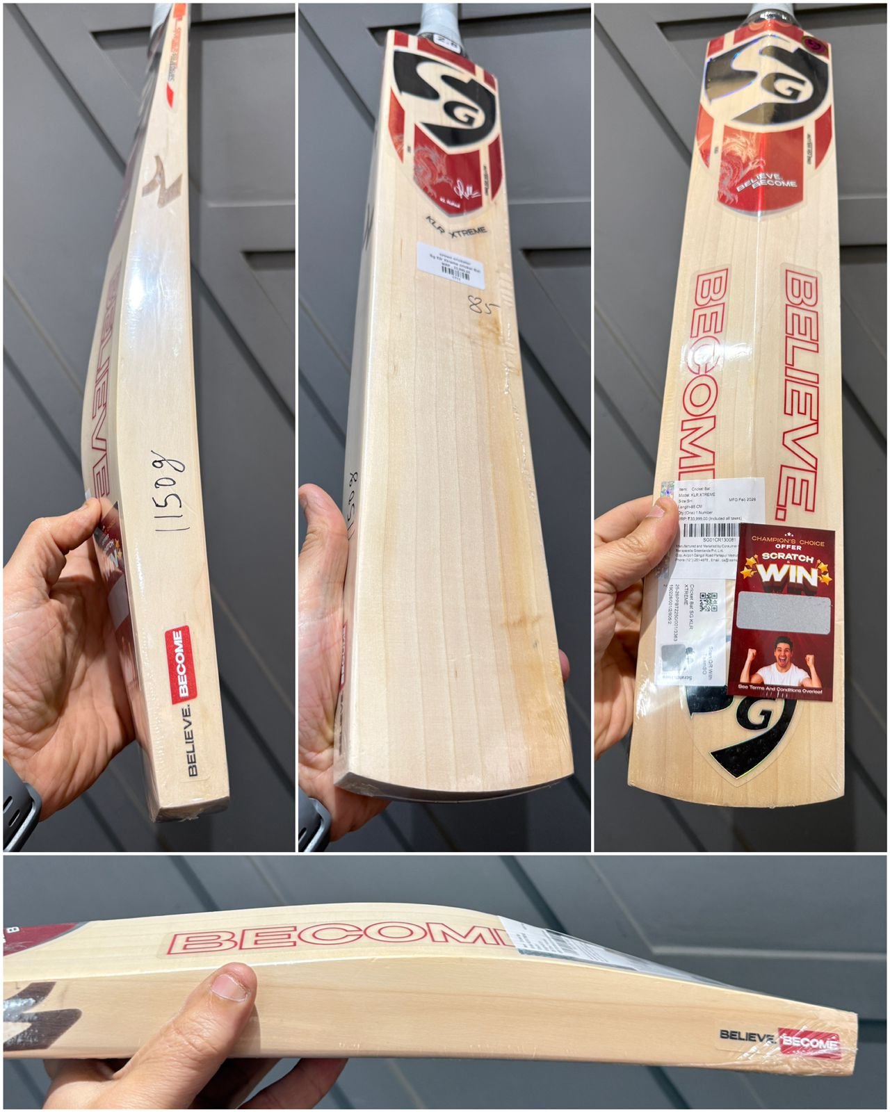 Sg Klr Xtreme cricket Bat