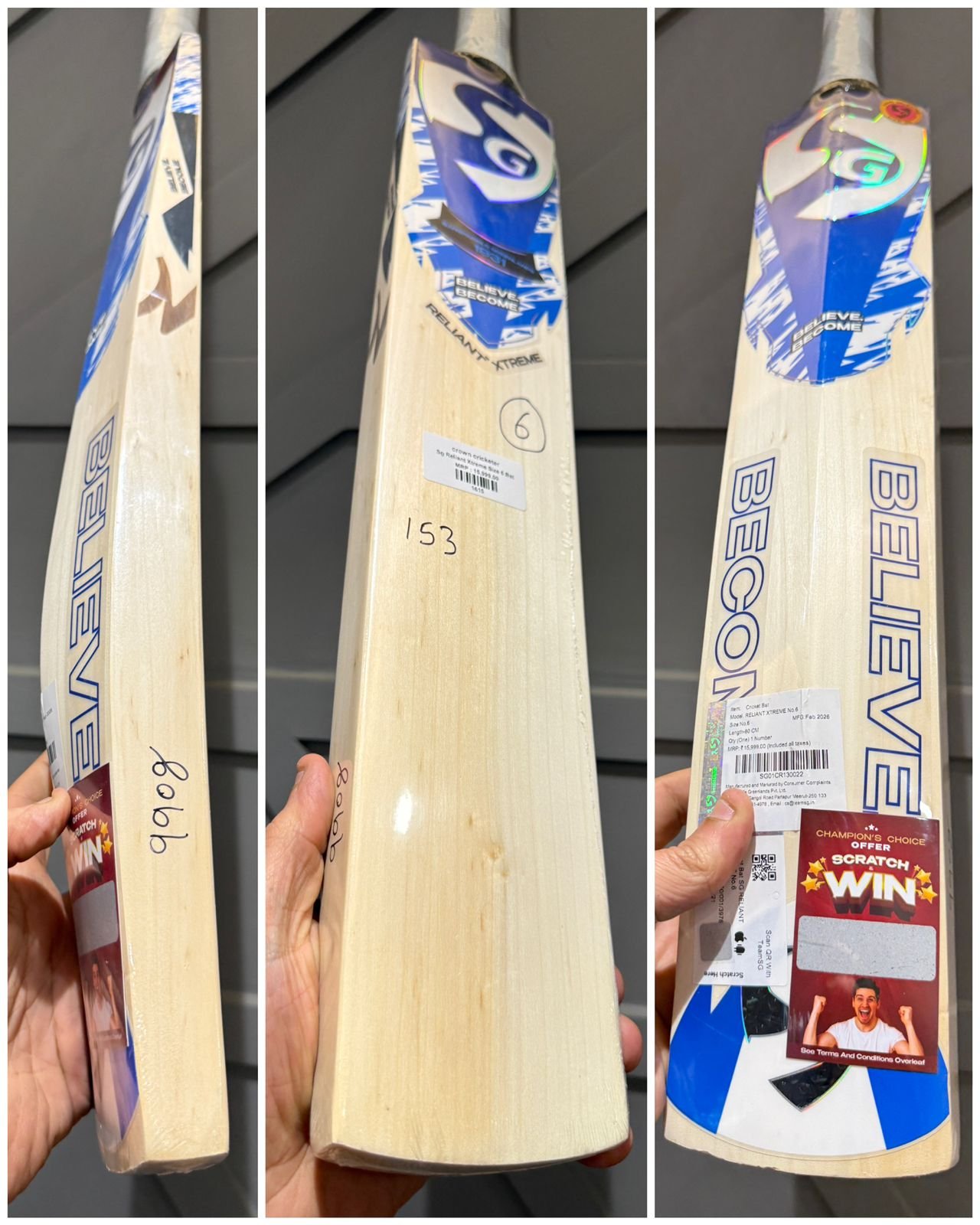 Sg Reliant Xtreme Size 6 Bat
