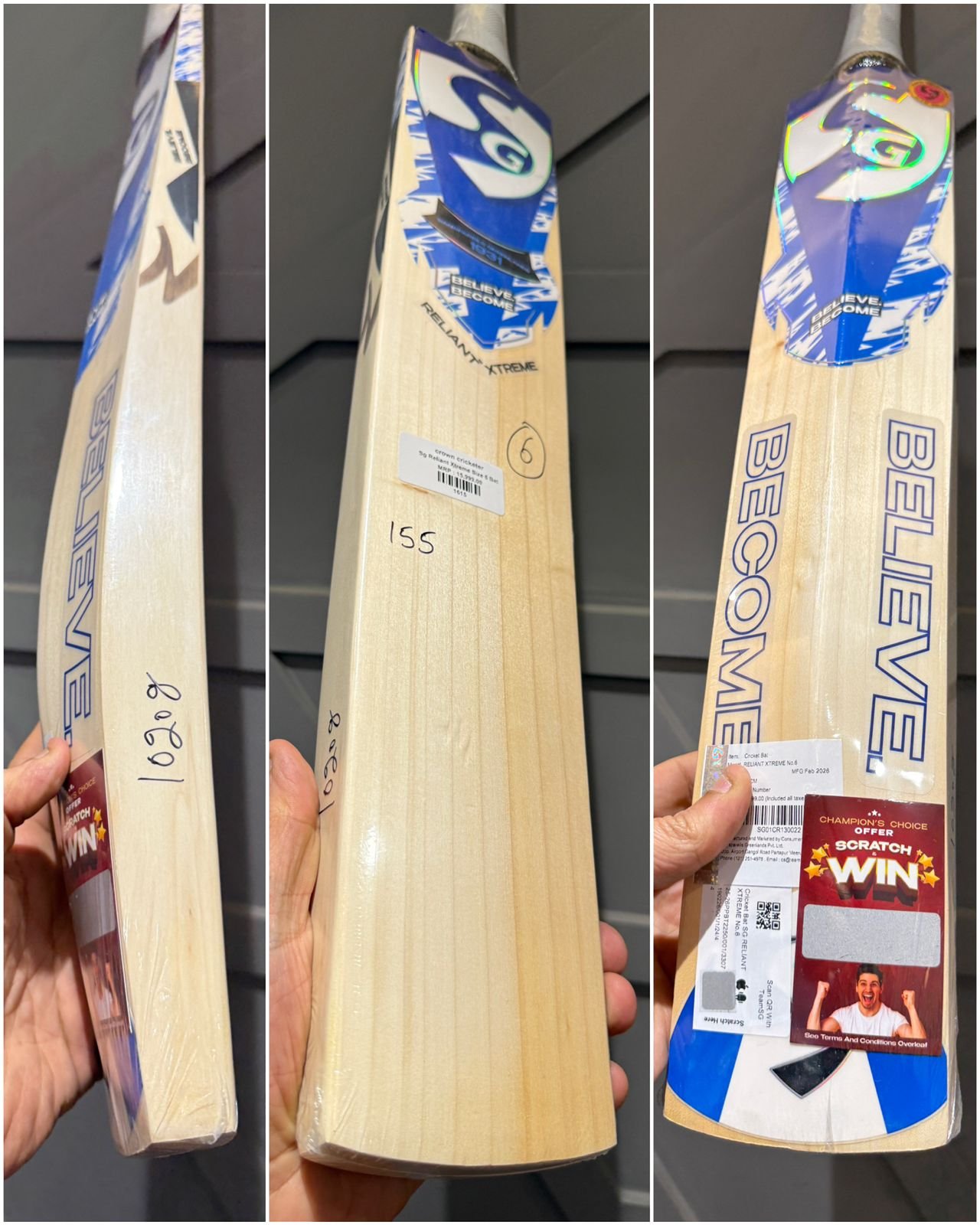 Sg Reliant Xtreme Size 6 Bat