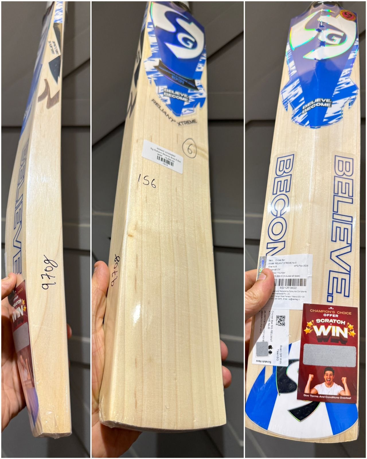 Sg Reliant Xtreme Size 6 Bat