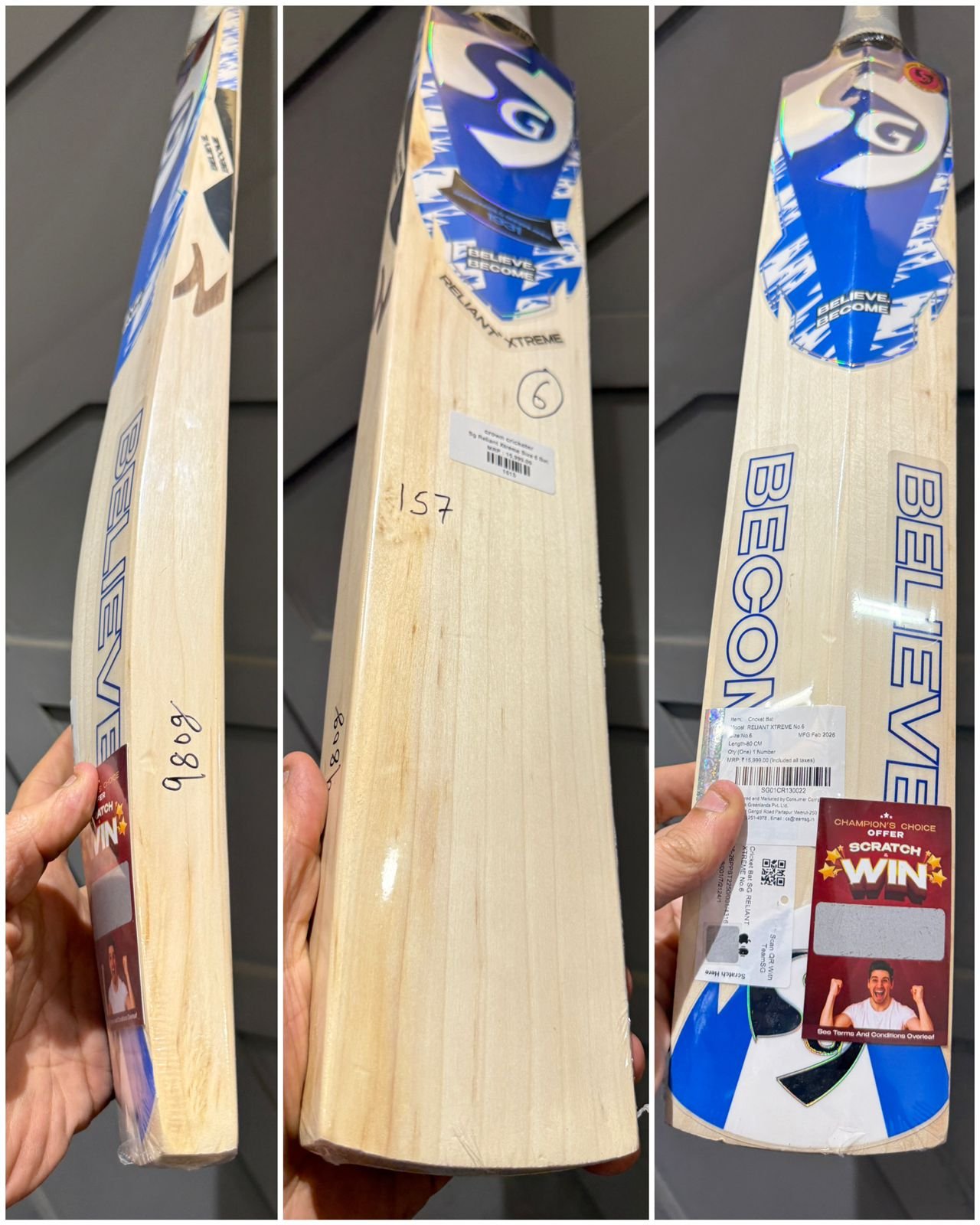 Sg Reliant Xtreme Size 6 Bat