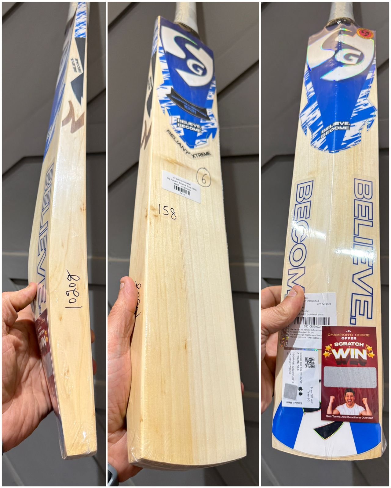 Sg Reliant Xtreme Size 6 Bat