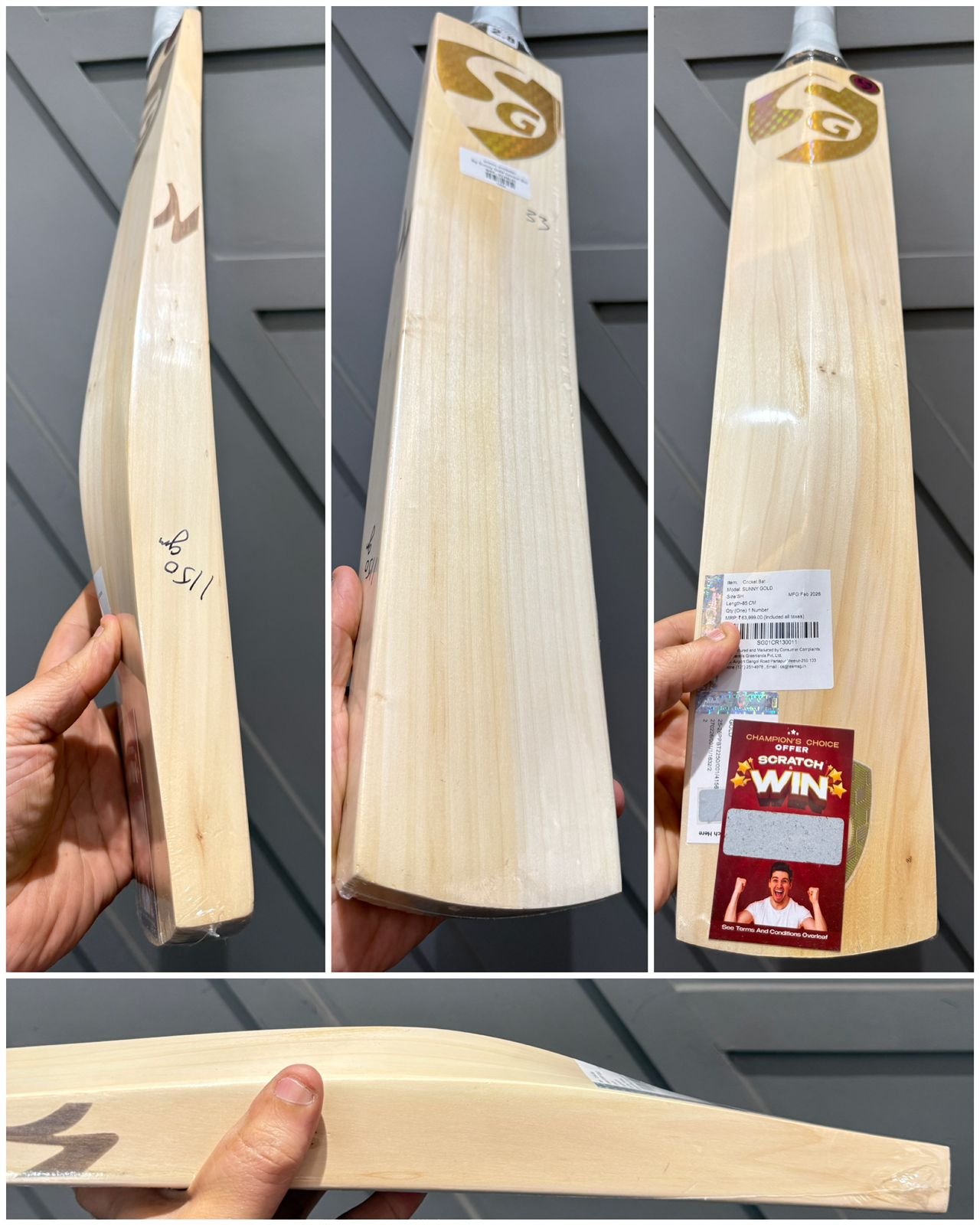 Sg Sunny Gold Cricket Bat