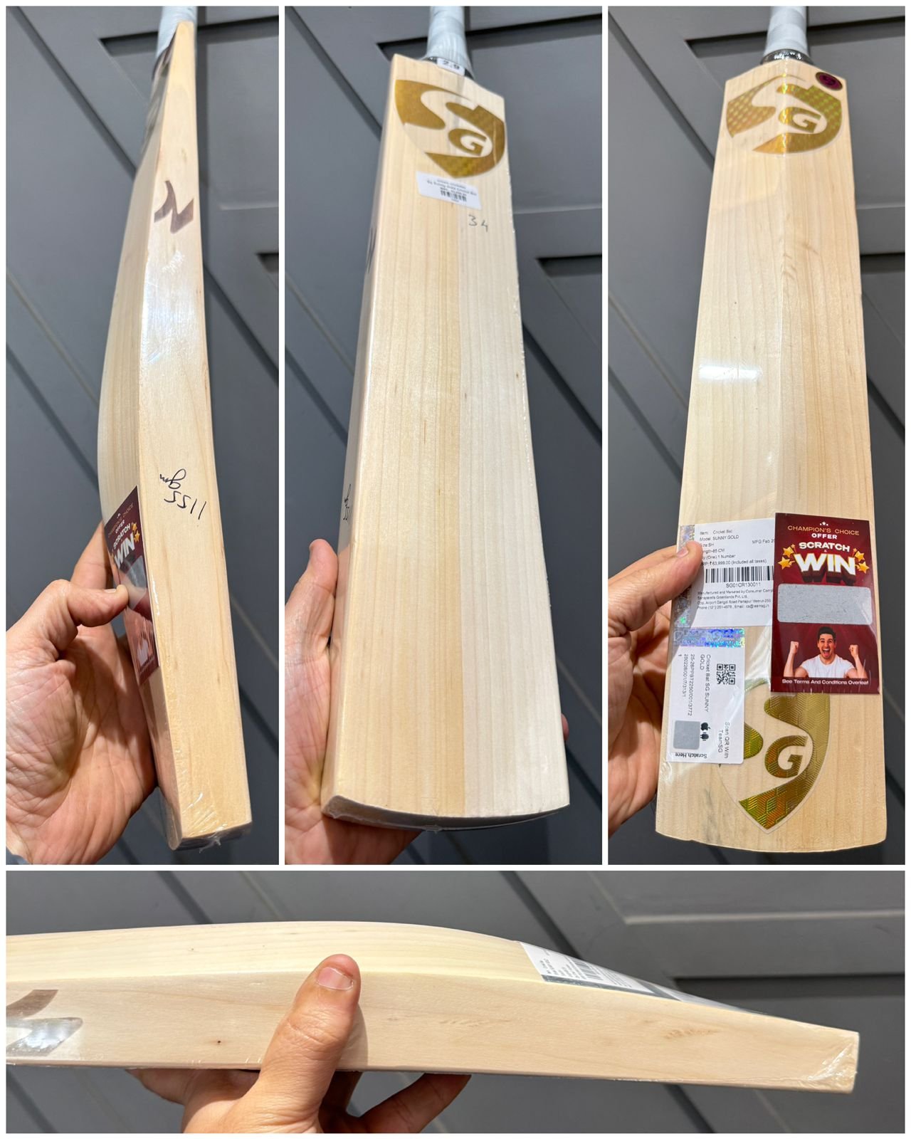 Sg Sunny Gold Cricket Bat