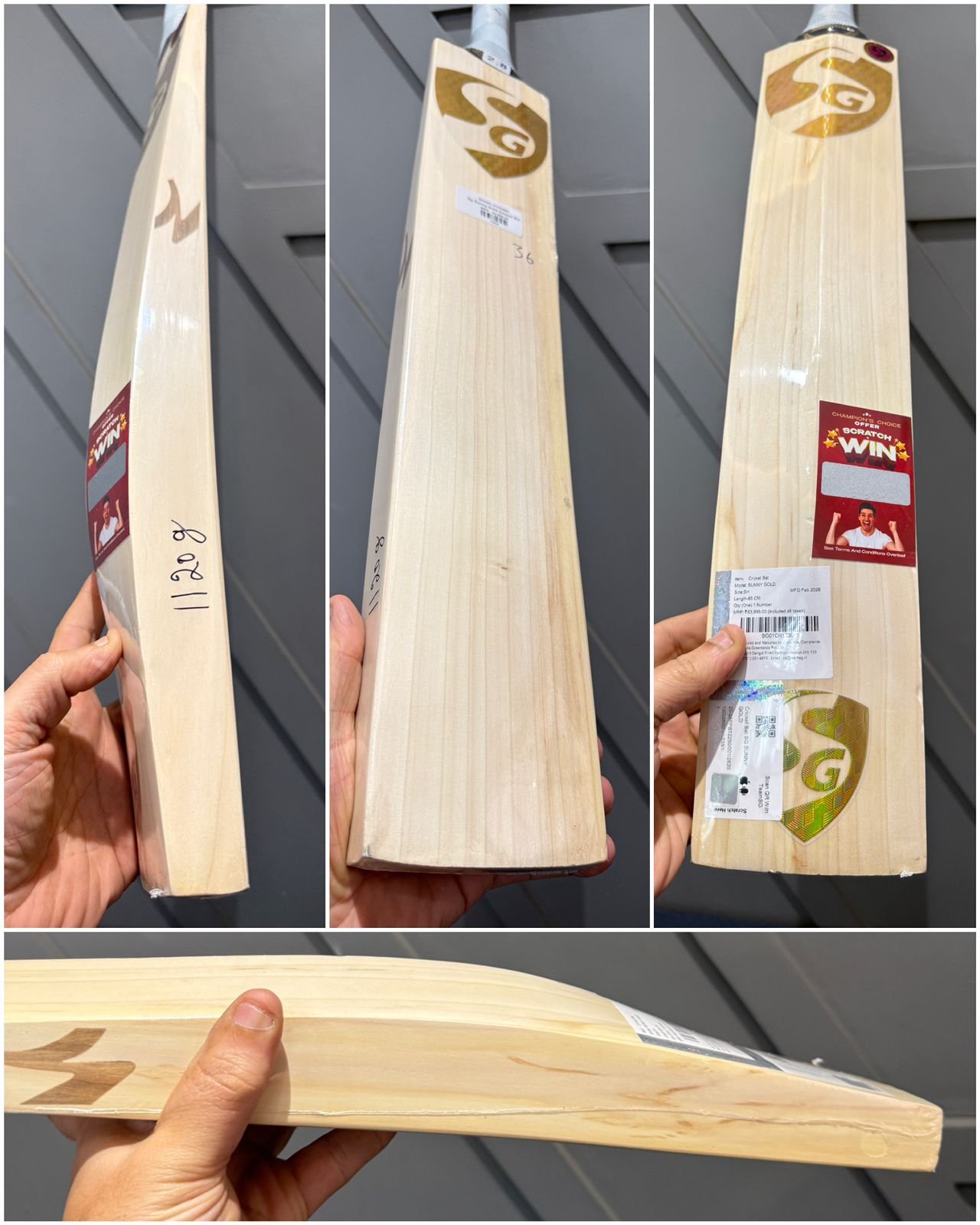 Sg Sunny Gold Cricket Bat