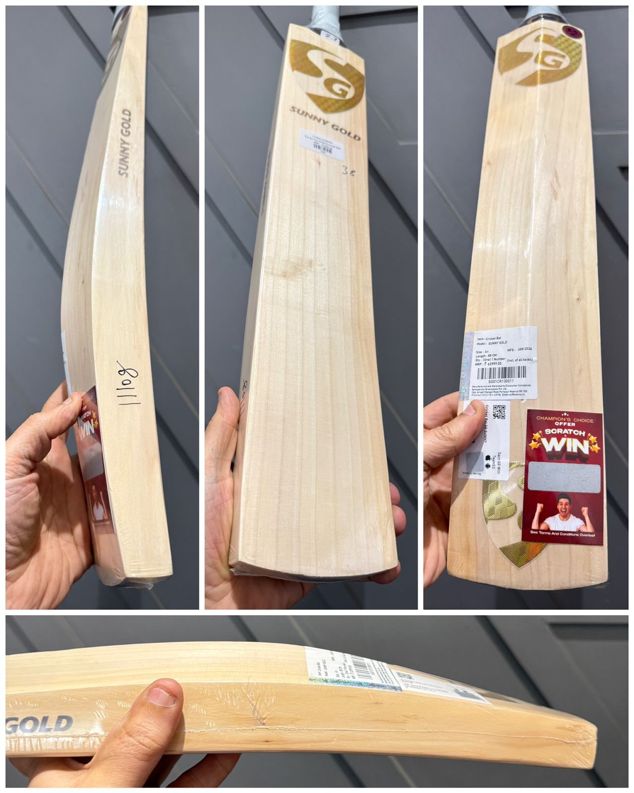 Sg Sunny Gold Cricket Bat