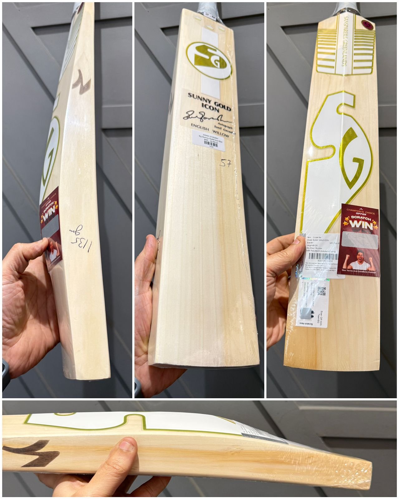 Sg Sunny Gold Icon Bat