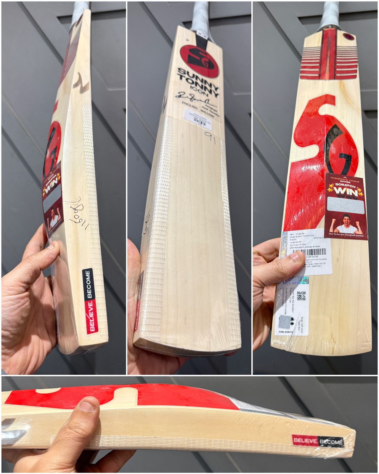 Sg Sunny Tonny Icon Bat