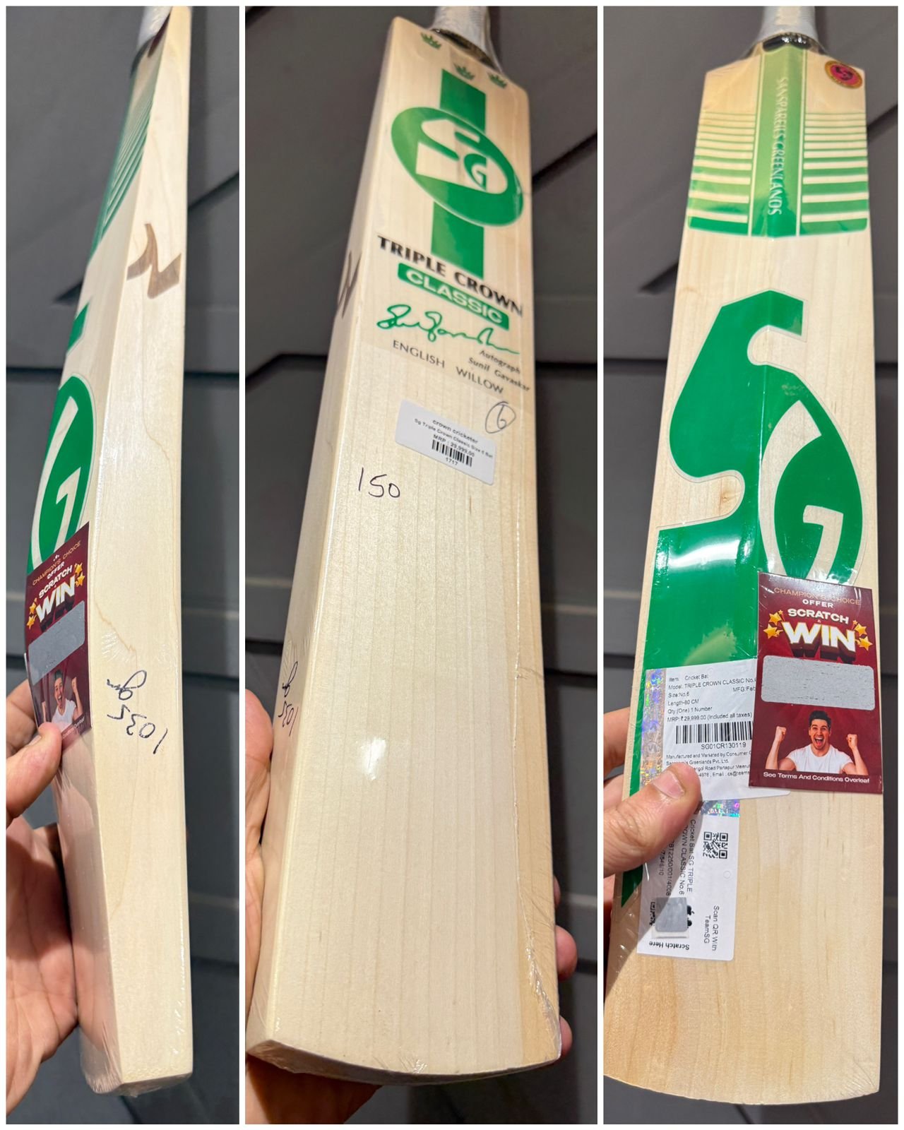 Sg Triple Crown Classic Size 6 Bat