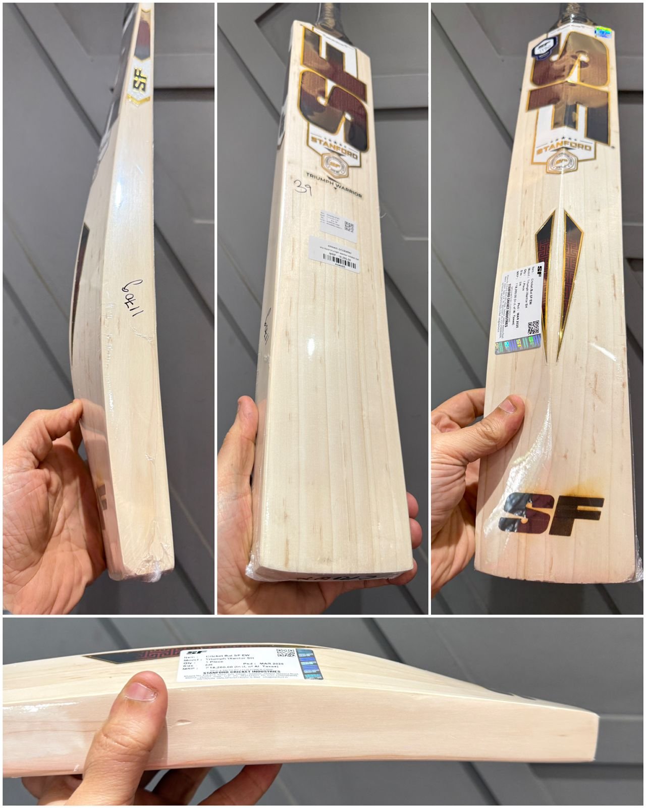 Stanford triumph warrior cricket bat