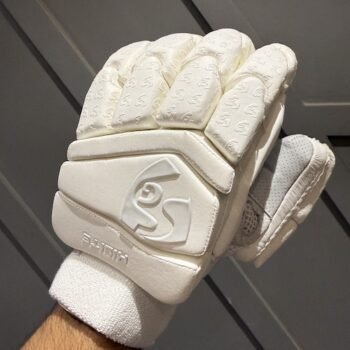 SG Hilite White Batting Gloves